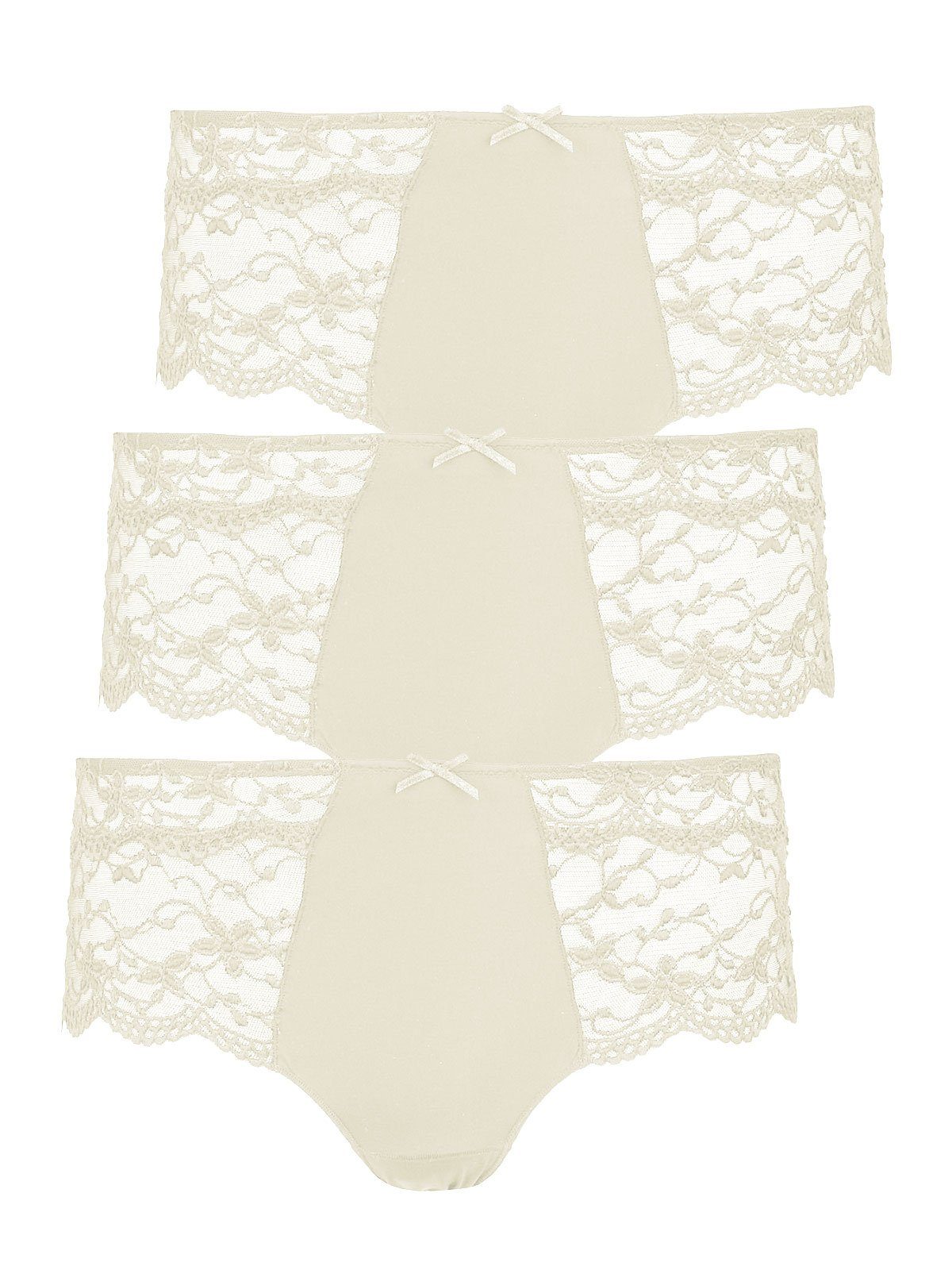 Panty 3er Pack Damen Hipster Silver Edition