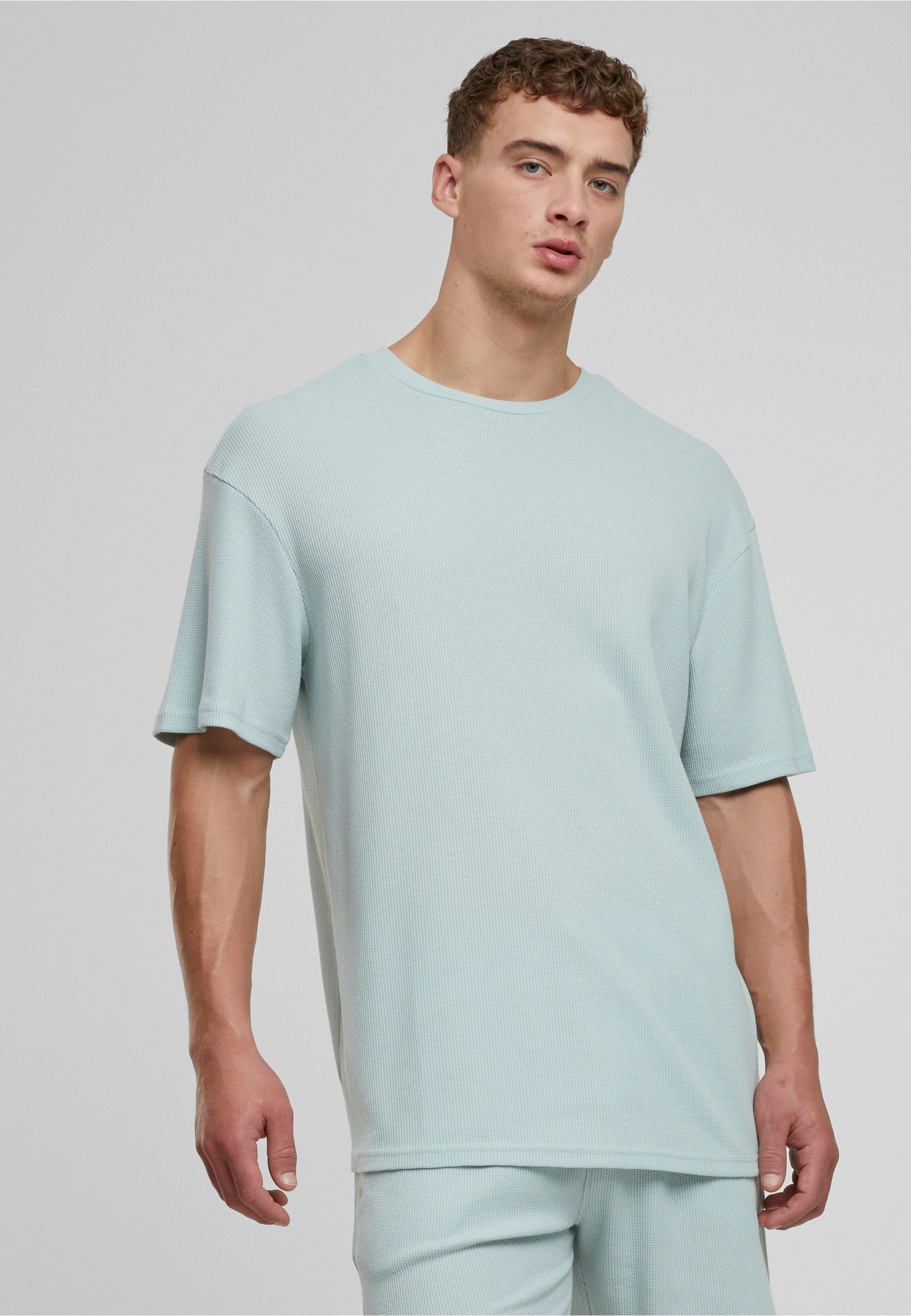 URBAN CLASSICS T-Shirt Urban Classics Herren Waffle Tee (1-tlg)