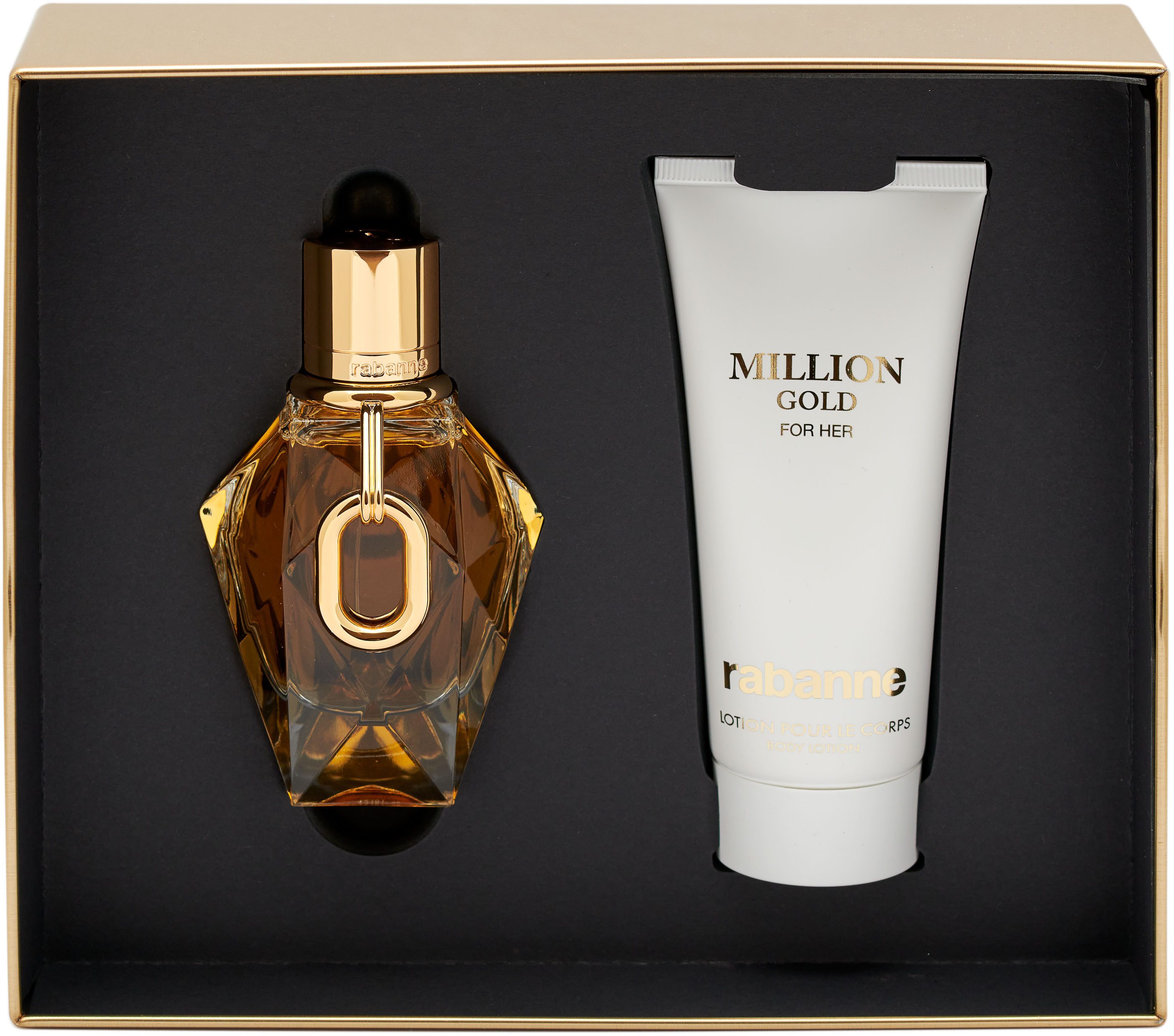 paco rabanne Eau de Parfum Rabanne Million Gold for Her Set, 2-tlg., mit holziger Note