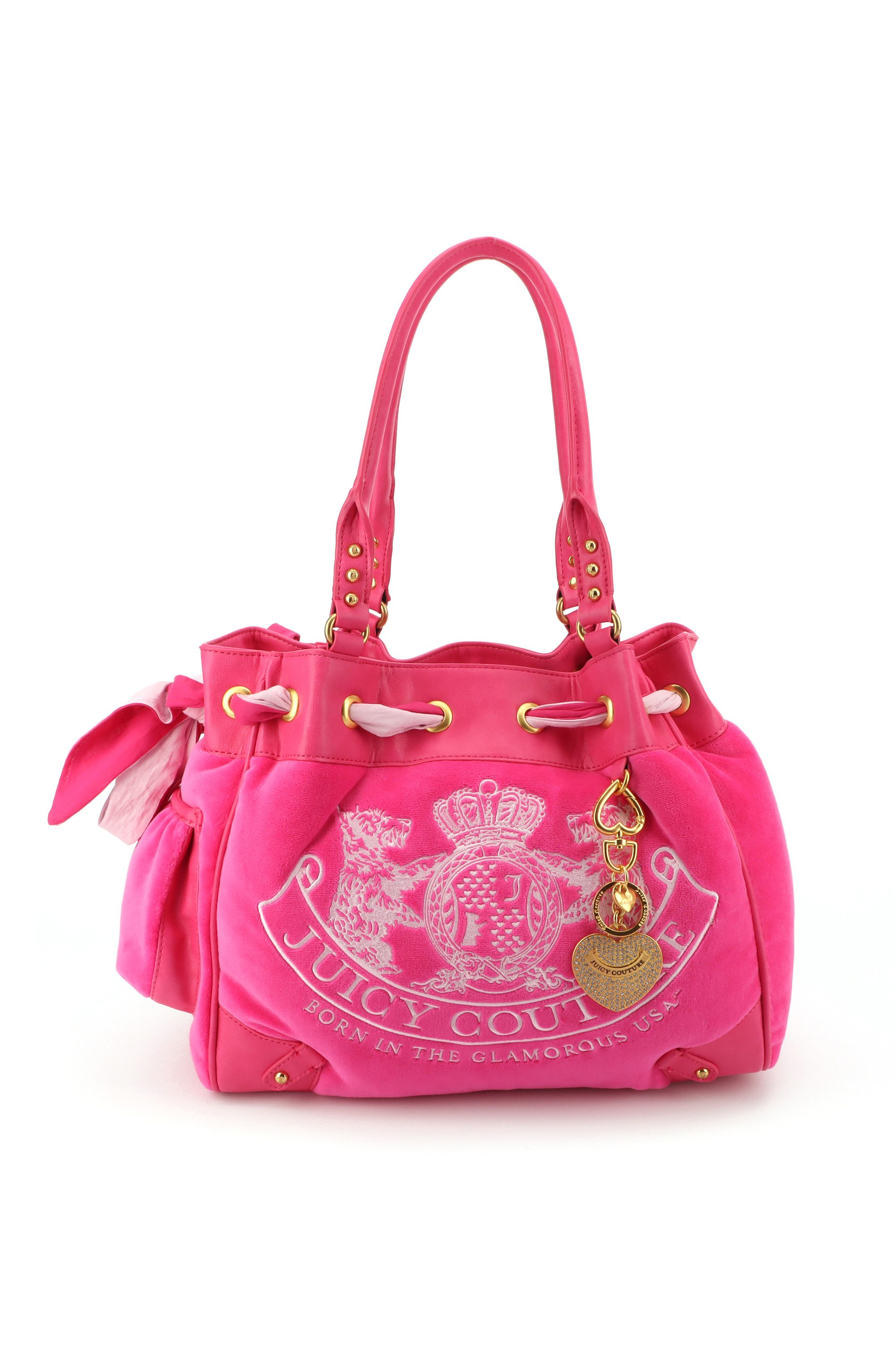 Juicy Couture Tragetasche DAYDREAMER CLASSIC CREST LARGE DOUBLE HANDLE BAG.. Damen, Tragetasche Damen, Shopper, Einkaufstasche, Fashion, Lifestyle, Sale