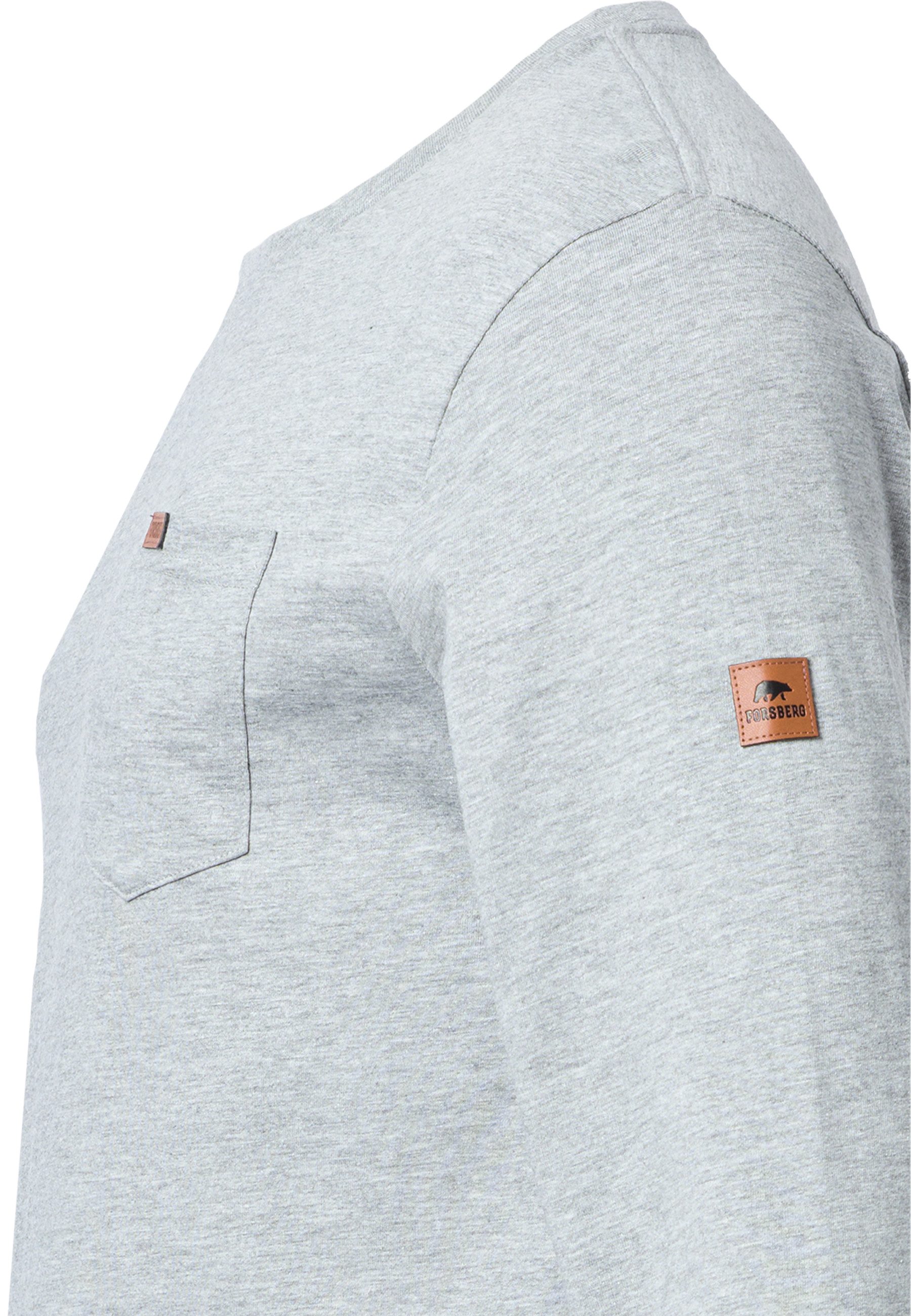 FORSBERG Sweatshirt Longsleeve mit Brusttasche