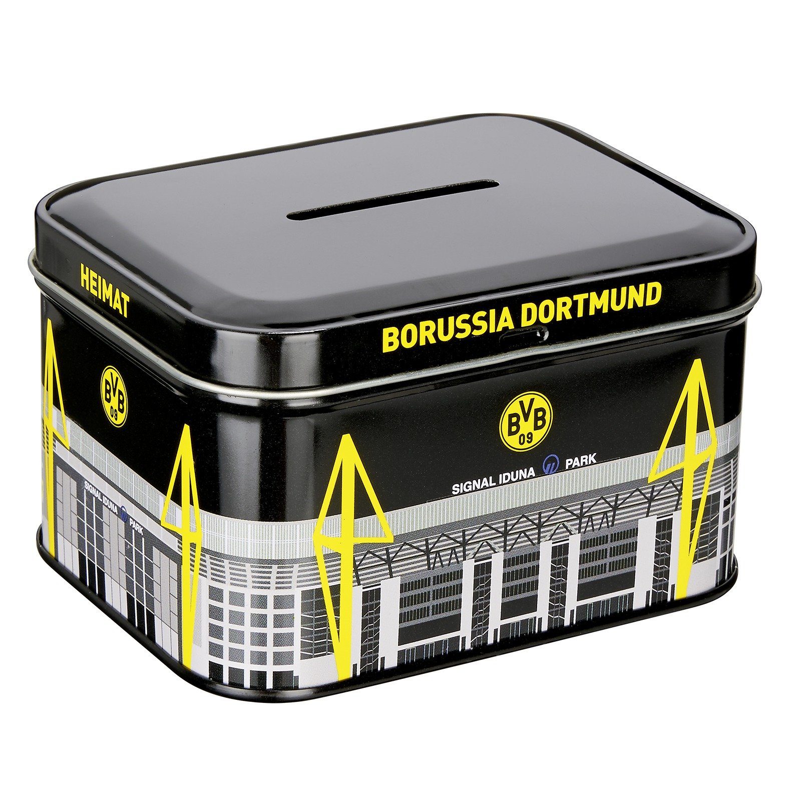 Borussia Dortmund Spardose BVB METALLSPARDOSE günstig online kaufen