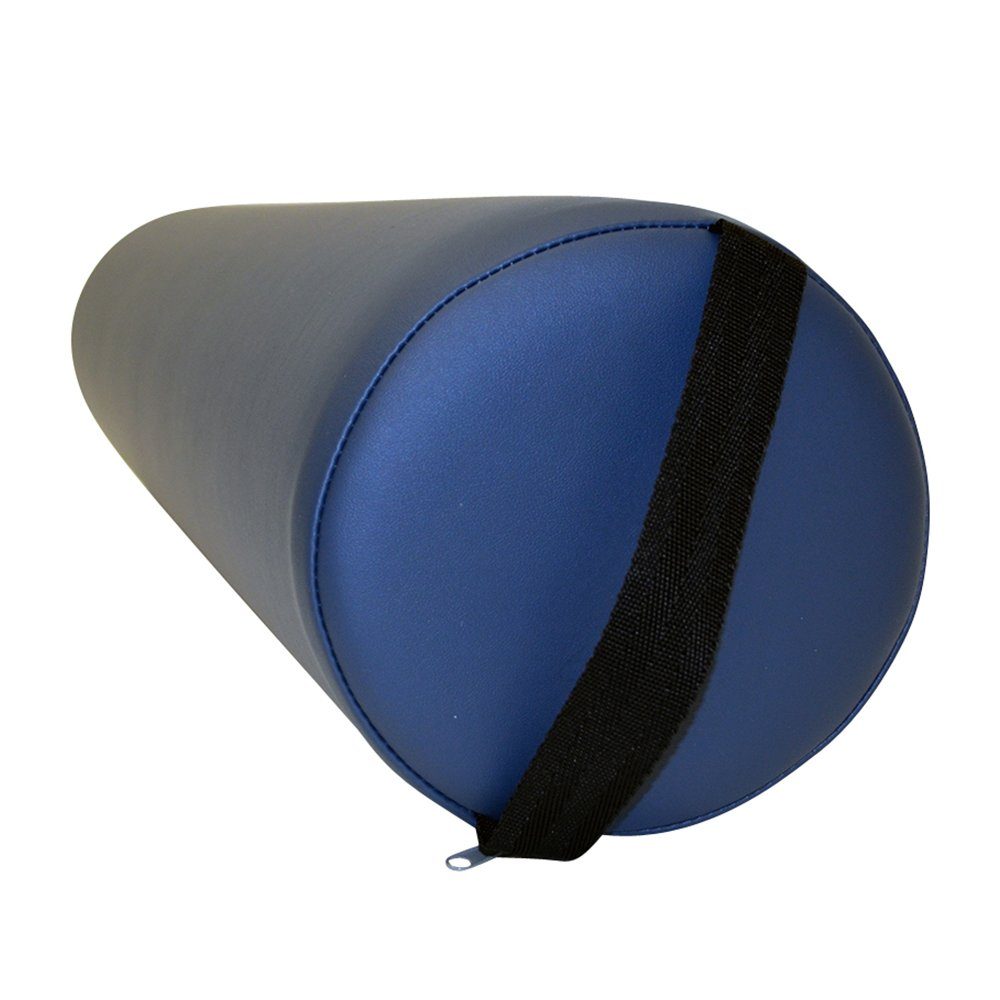 Duke-Handel Massagerolle "Super-Soft", 2-tlg), ölabweisender inkl. Taubenblau Lagerungsrolle, Reißverschluss Kunstlederbezug (Set, - Vollrolle