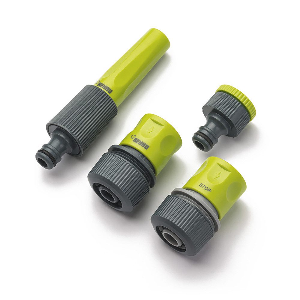 Rehau Anschlussstück REHAU Allround Set Grundausstattung 3/4", (Komplett-Set, 4-tlg)