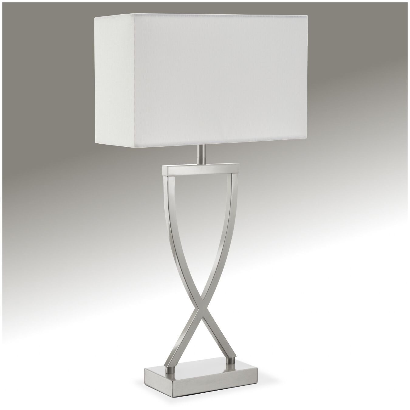 tectake Schreibtischlampe Tischleuchte Avina, modernes Design, 60W, Charmante Tischleuchte in modernem Design