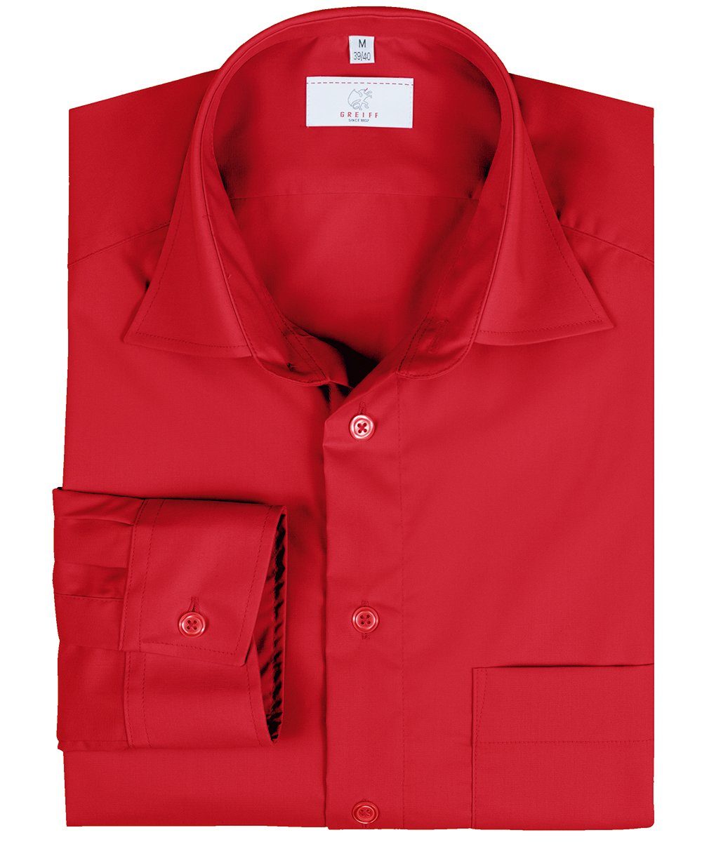 GREIFF Langarmhemd 6665 BASIC Regular Fit günstig online kaufen