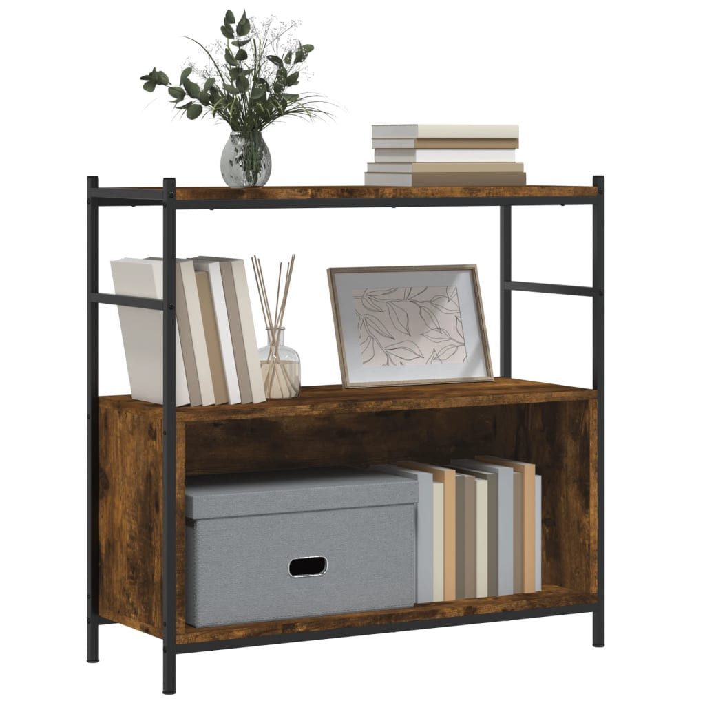 vidaXL Bücherregal Bücherregal Räuchereiche 80x30x78,5 cm günstig online kaufen