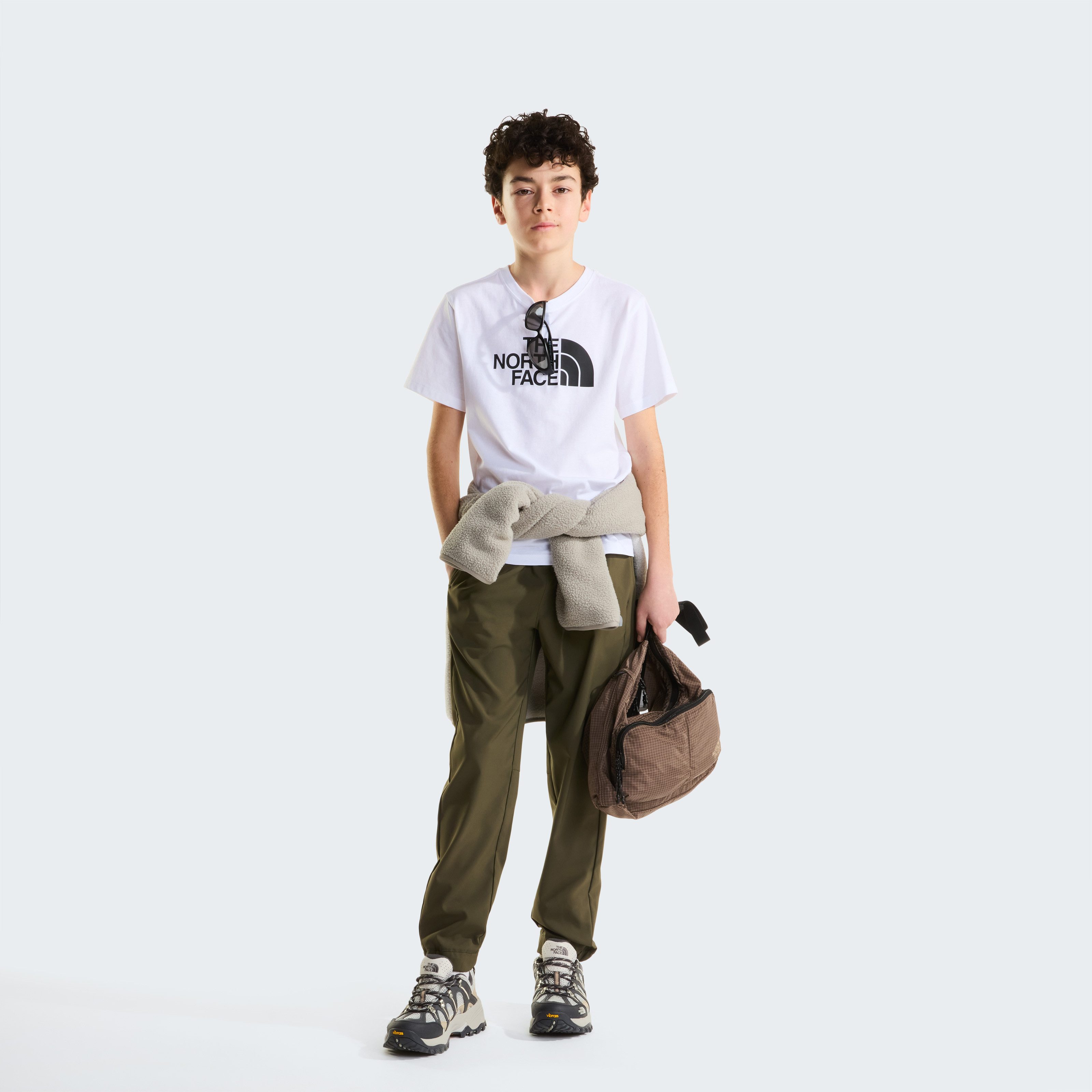 The North Face T-Shirt TEEN EVOLUTION HALF DOME SS TEE für Jugendliche, mit sportlichem Stil, Kurzarmdesign, aus Baumwolle