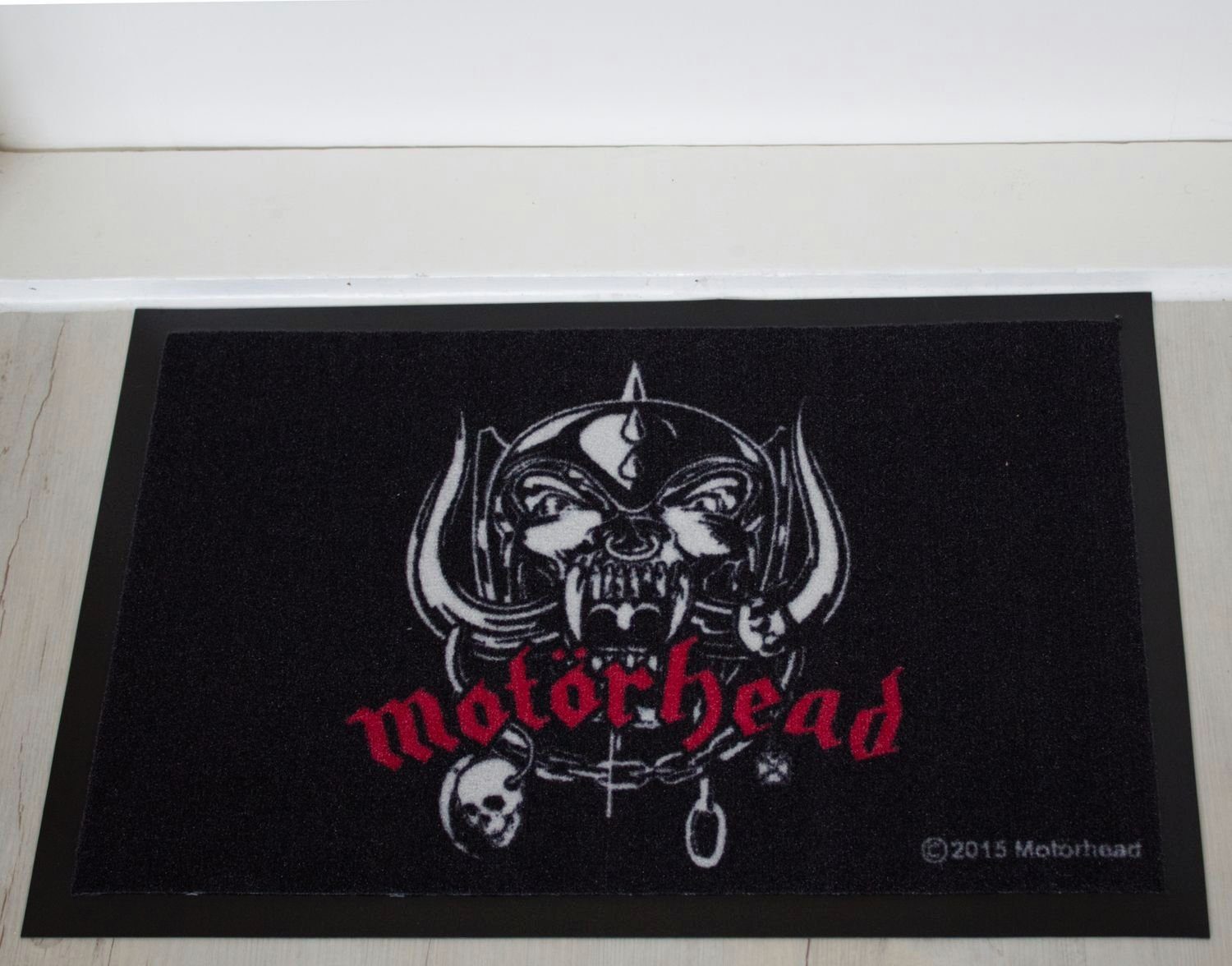 Teppich Motörhead Logo 60 x Höhe: mm Rechteckig, Mr. Türmatte, 40 3 Ghorbani