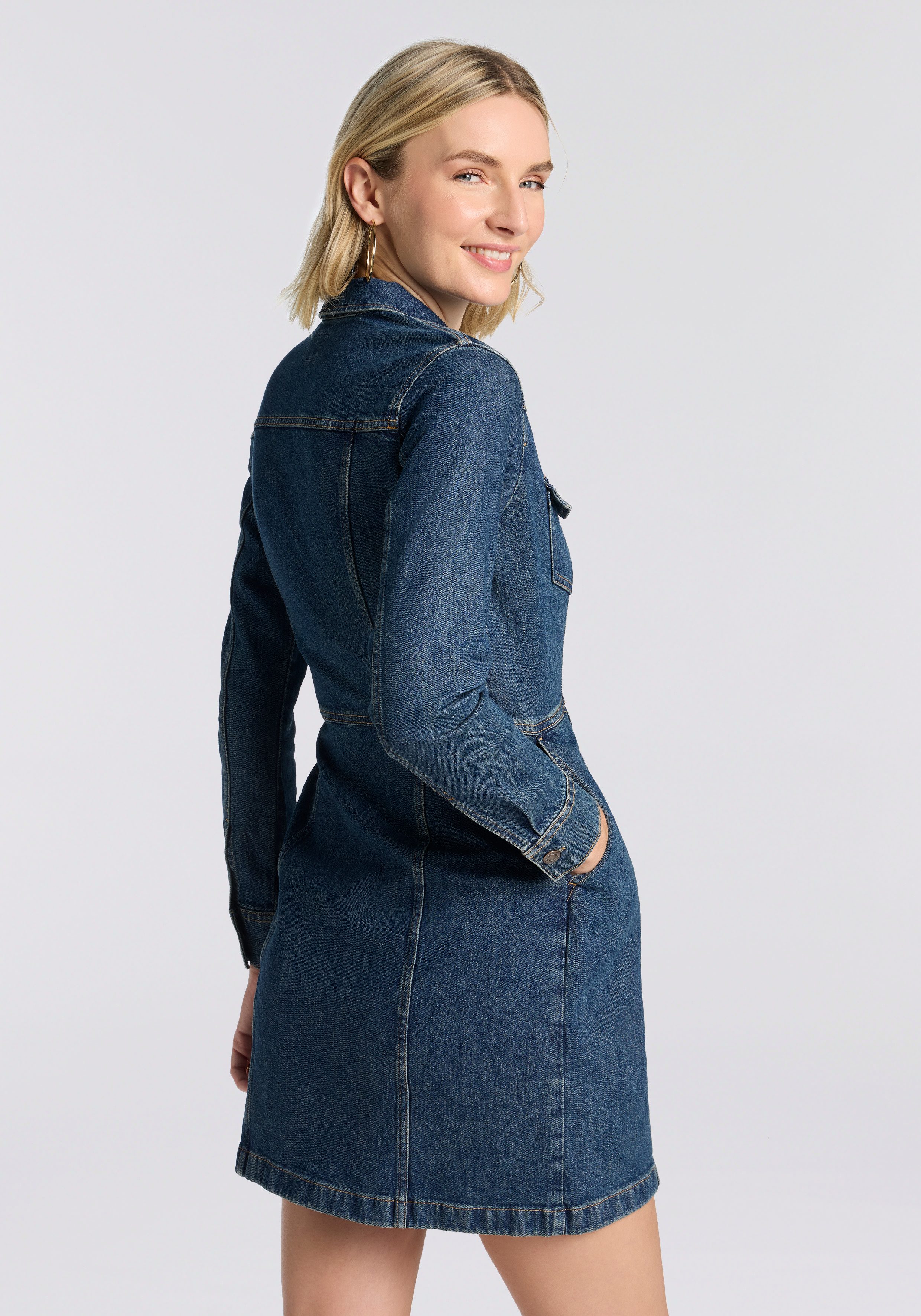 Levi's® Jeanskleid FLYNN WESTERN COR Western-Style günstig online kaufen