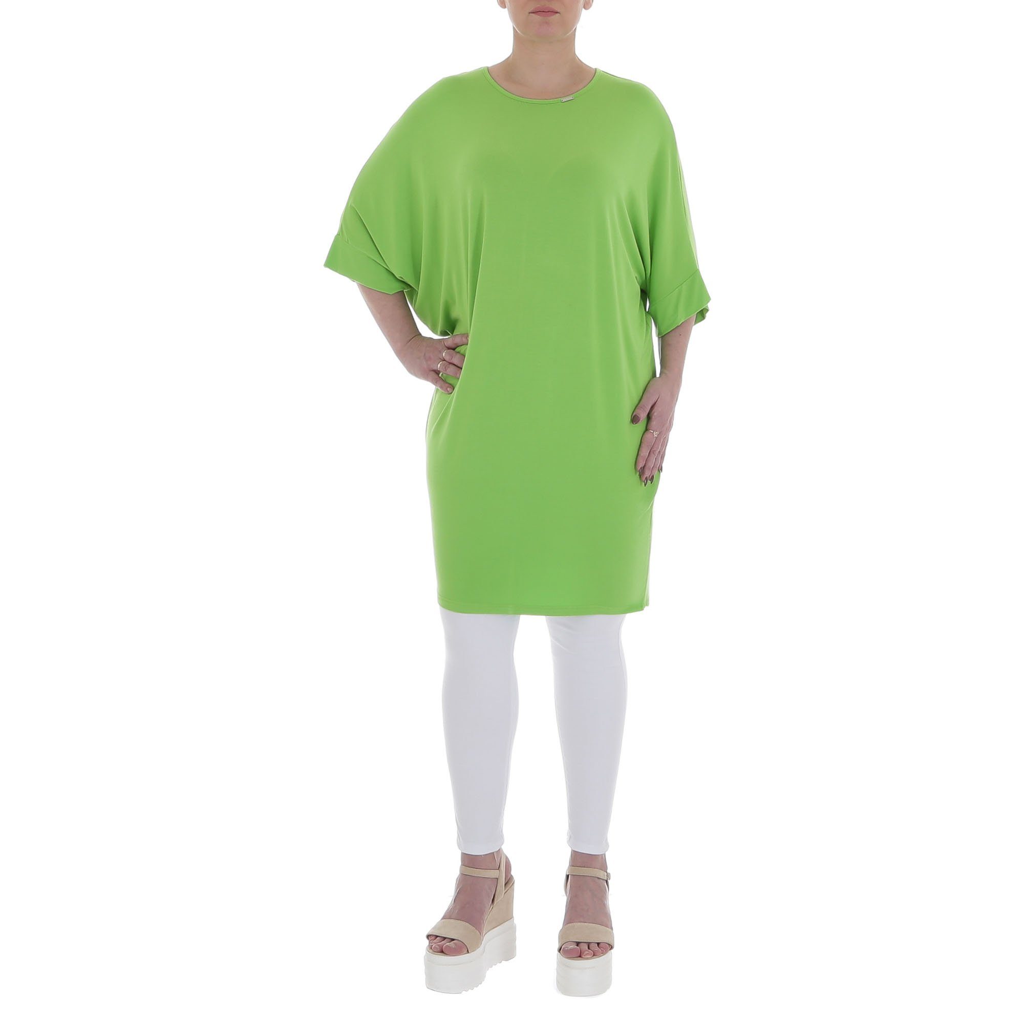 Ital-Design Tunikashirt Damen Freizeit (85915832) Top & Shirt in Grün