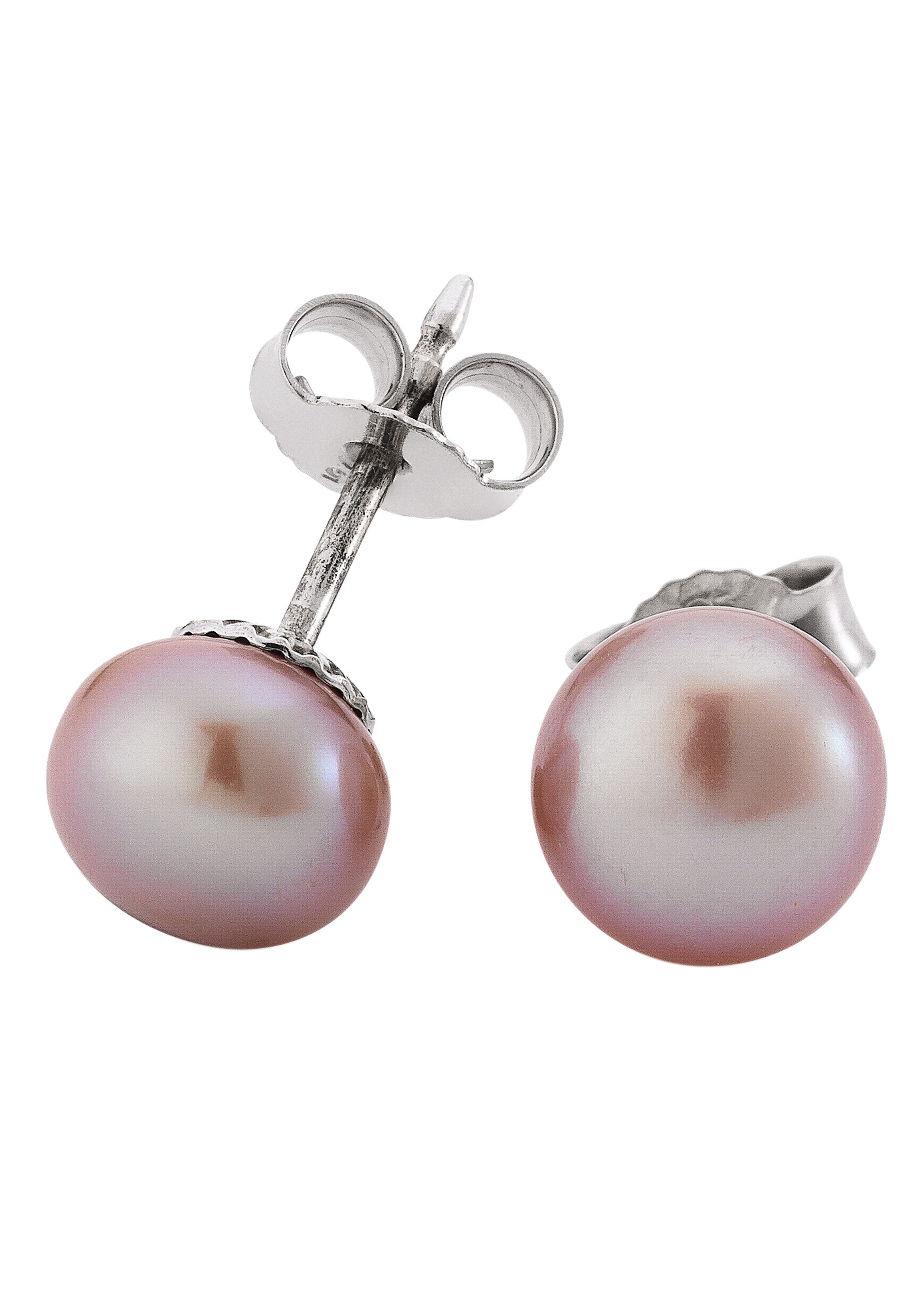 Rosa Perlenohrringe kaufen » Pinker Damen-Perlenohrring | OTTO