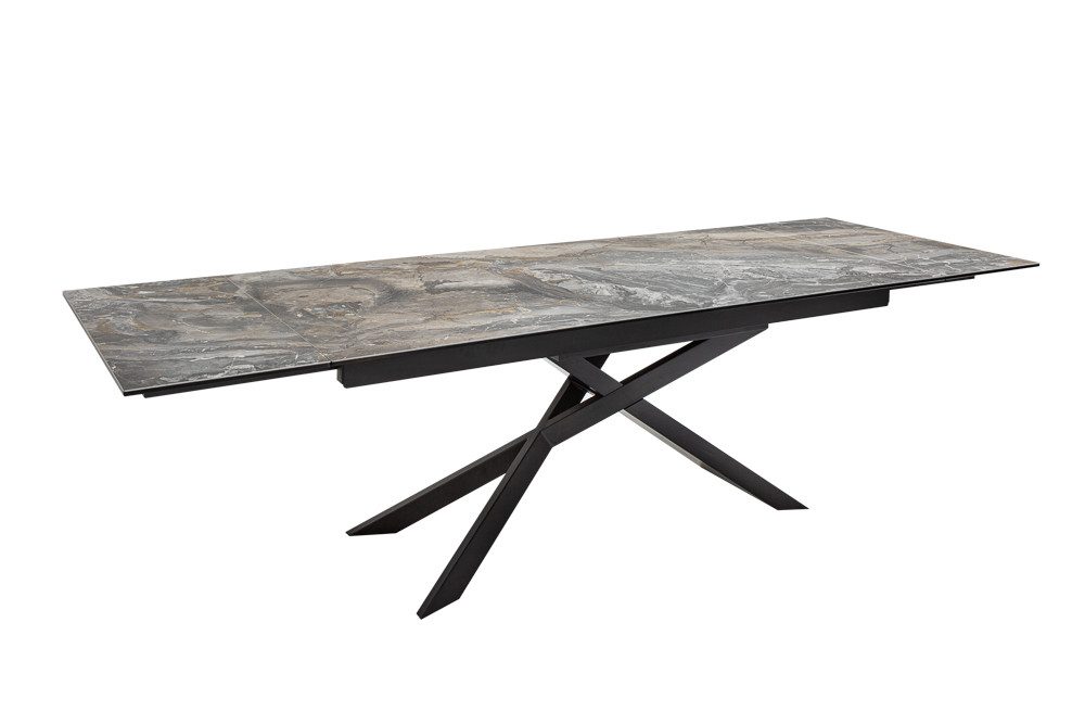riess-ambiente Esstisch EUPHORIA 180-220-260cm taupe anthrazit - Keramik made in Italy (Einzelartikel, 1-St), 3 Auszugsstufen für bis zu 12 Personen – ideal für Dein Esszimmer