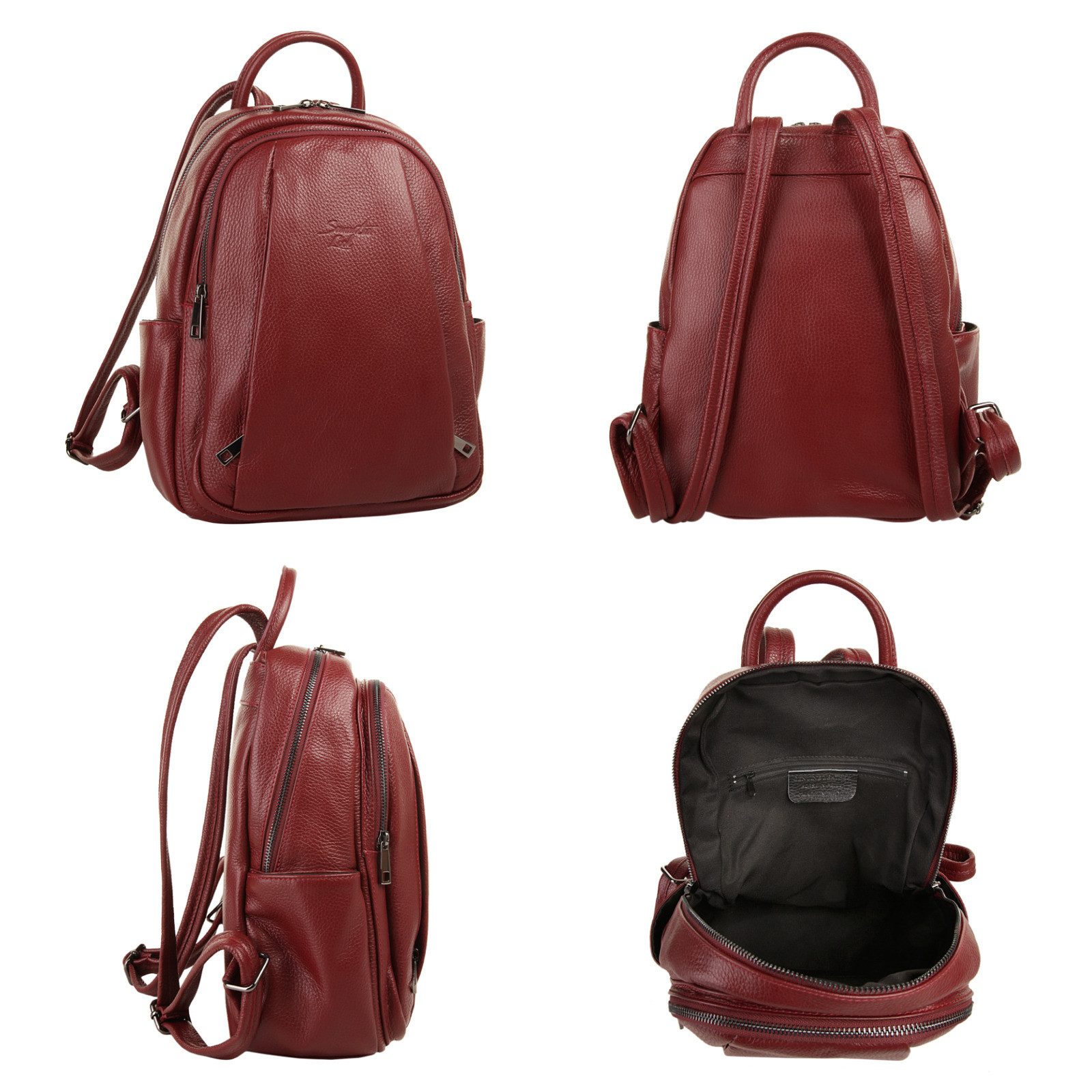 Samantha Look Cityrucksack, echt Leder, Made in Italy günstig online kaufen