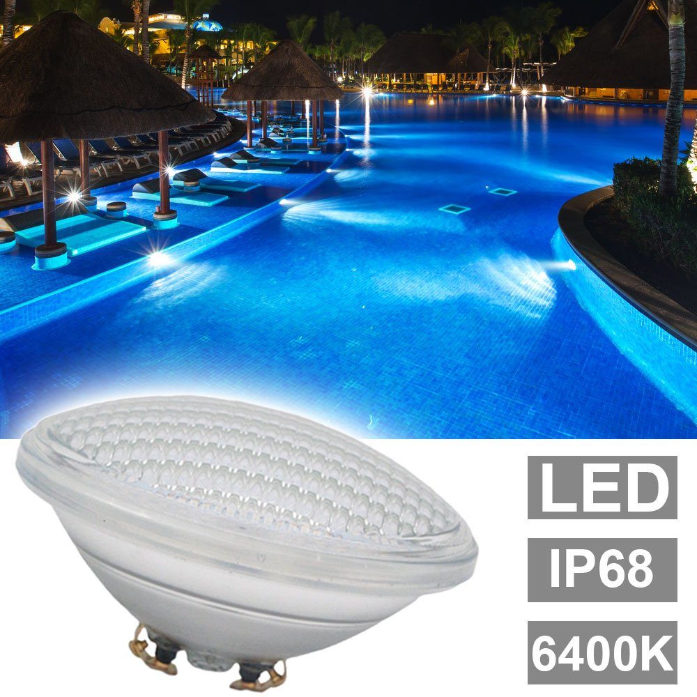 Lampe Watt Licht LED LED-Leuchtmittel, Leuchtmittel Schwimmbad PAR56 Pool 8 V-TAC Tages