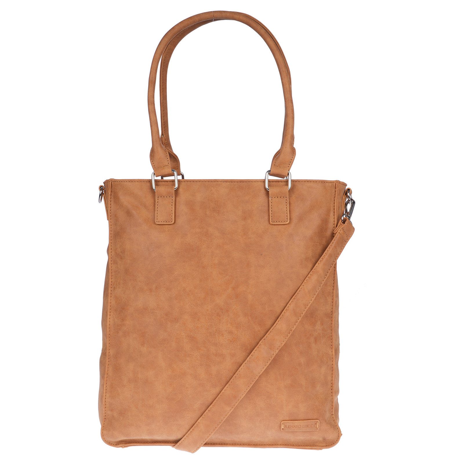 Christian Wippermann Umhängetasche Damen Tasche Schultertasche Umhängetasche Crossover Bag (einzeln), Leder Optik Handtasche