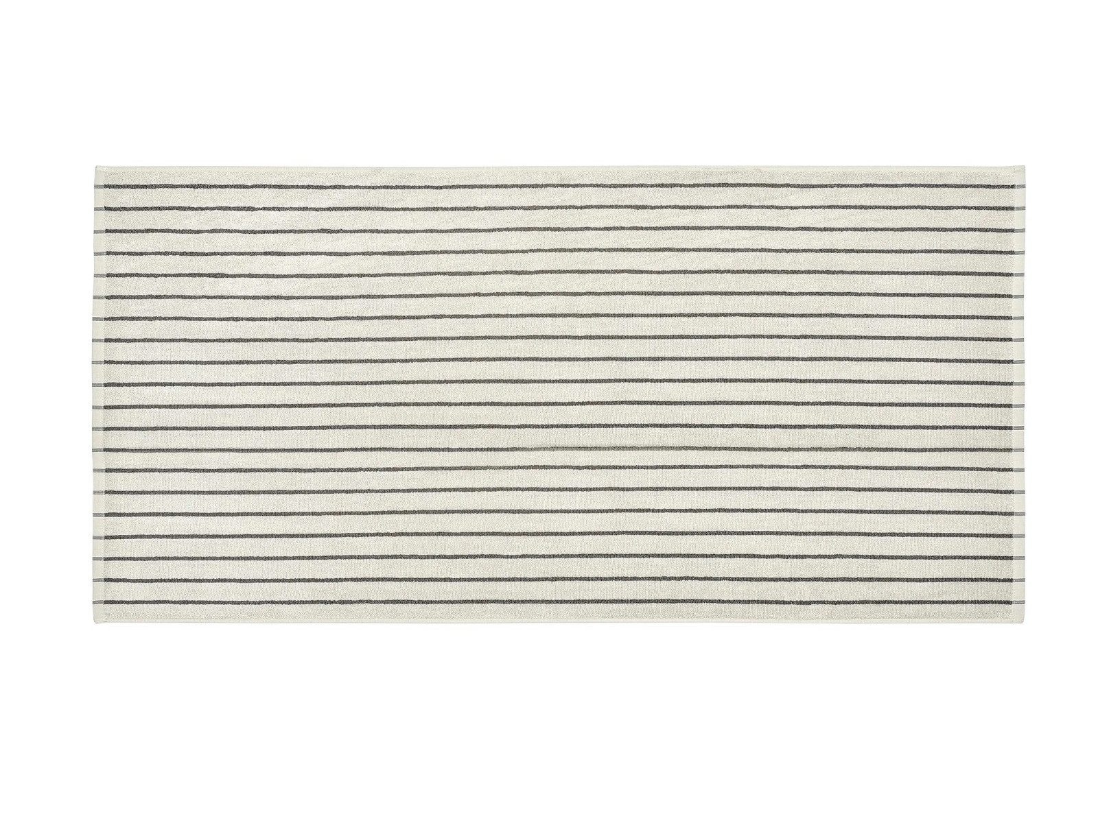 Badetuch ARTO Badetuch moonbeam/magnet thin stripes 70x140cm