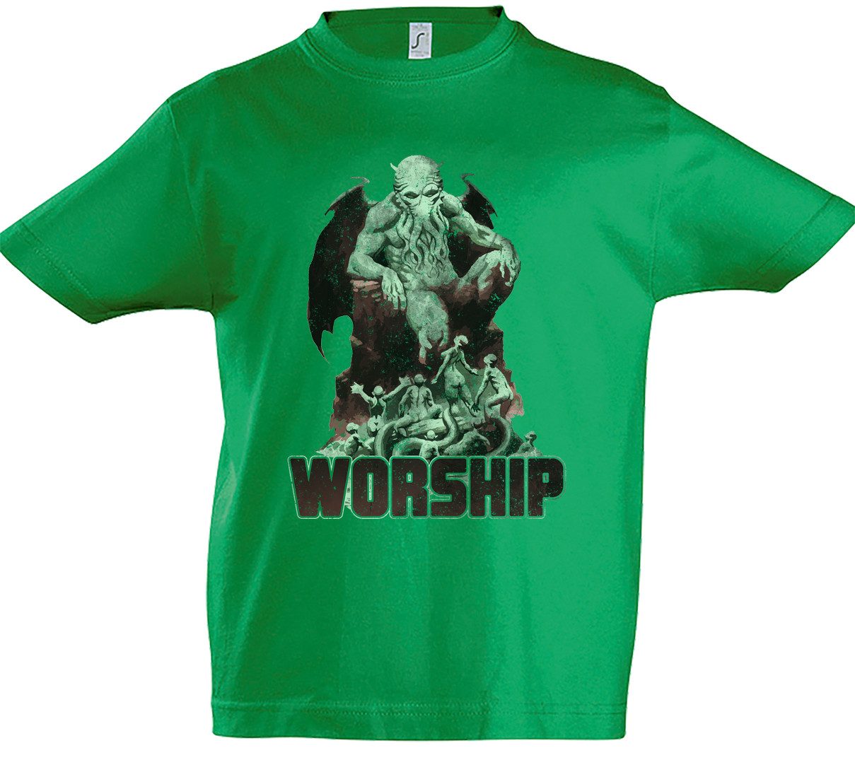 Print-Shirt Cthulhu XIII Kinder T-Shirt Call Horror Arkham H. P. Lovecraft