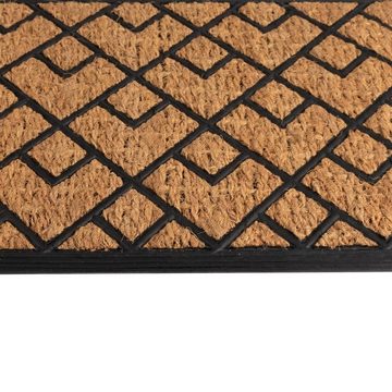 Fußmatte ZANZIBAR - Alpine - 40x60cm - Kokos Schmutzfangmatte, Sauberlaufmatte, Primaflor-Ideen in Textil, Rechteckig, Höhe: 14 mm