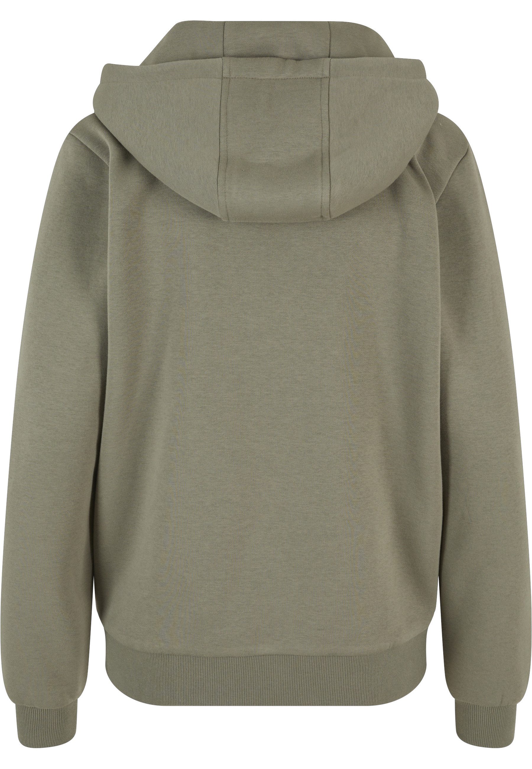 URBAN CLASSICS Sweatjacke Urban Classics Ladies Fluffy Zip Cardigan