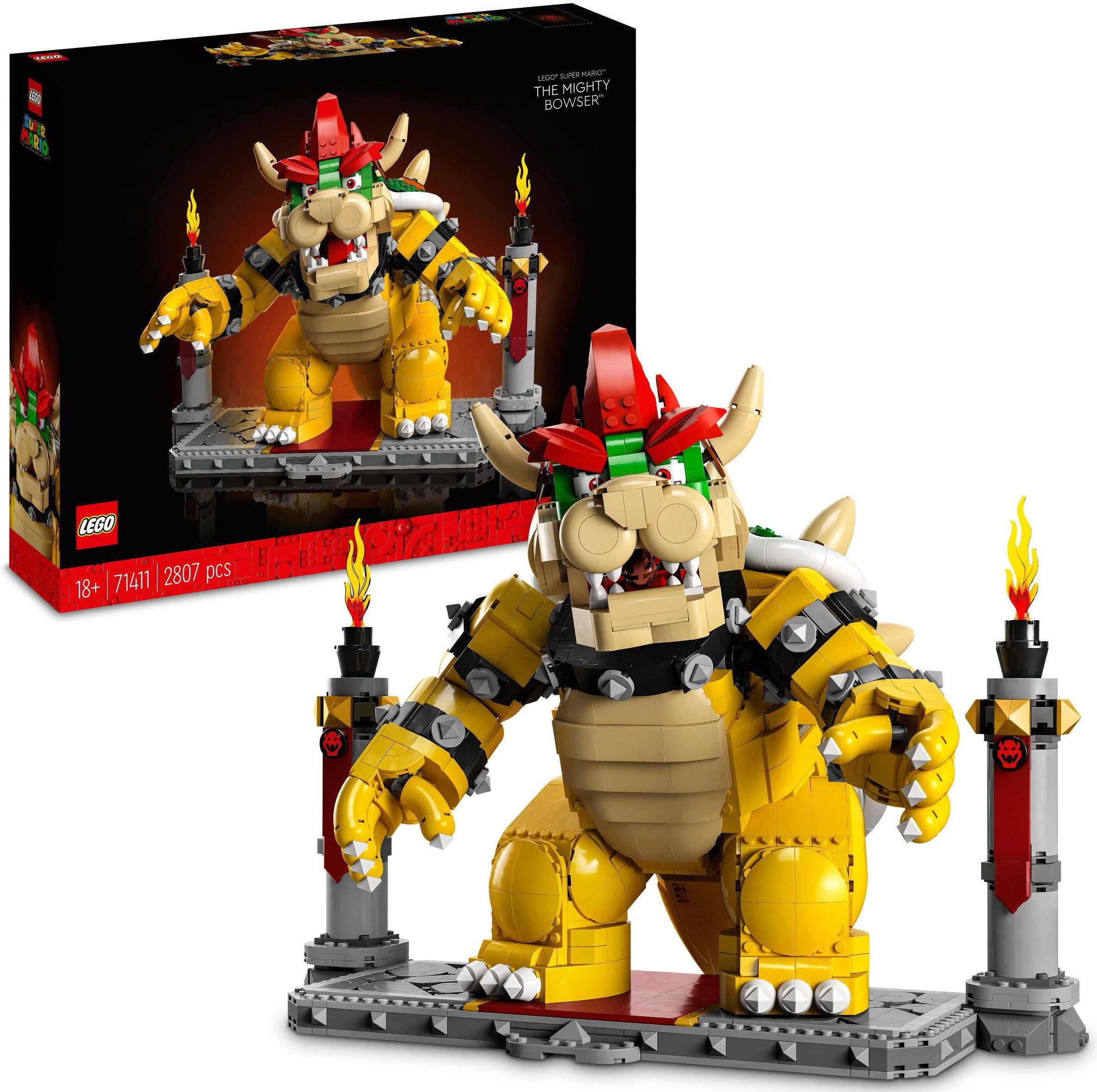 LEGO® Konstruktionsspielsteine Der mächtige Bowser (71411), LEGO® Super Mario, (2807 St), Made in Europe