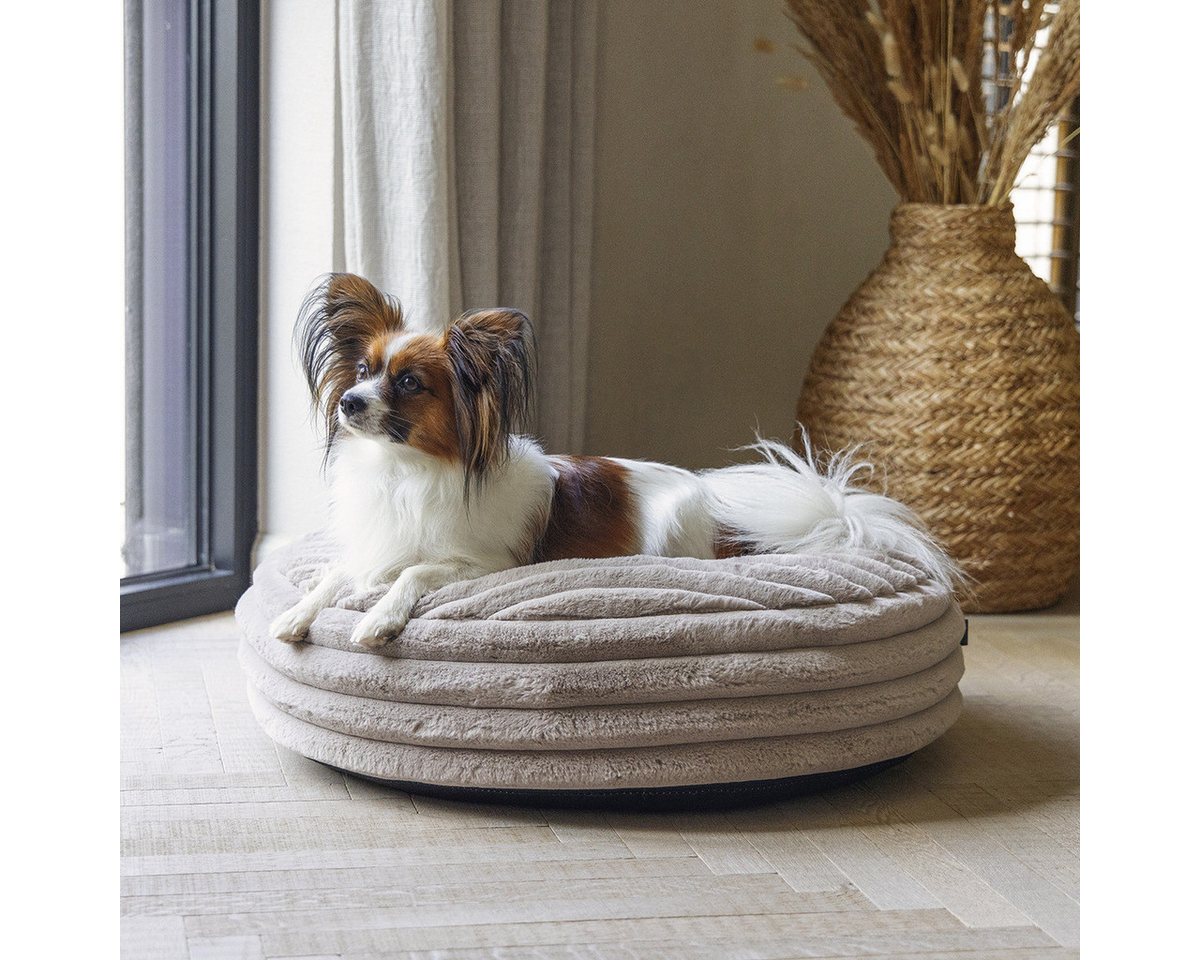 Thumbnail - Designed By Lotte Tierkissen Hundekissen Reza rund beige
