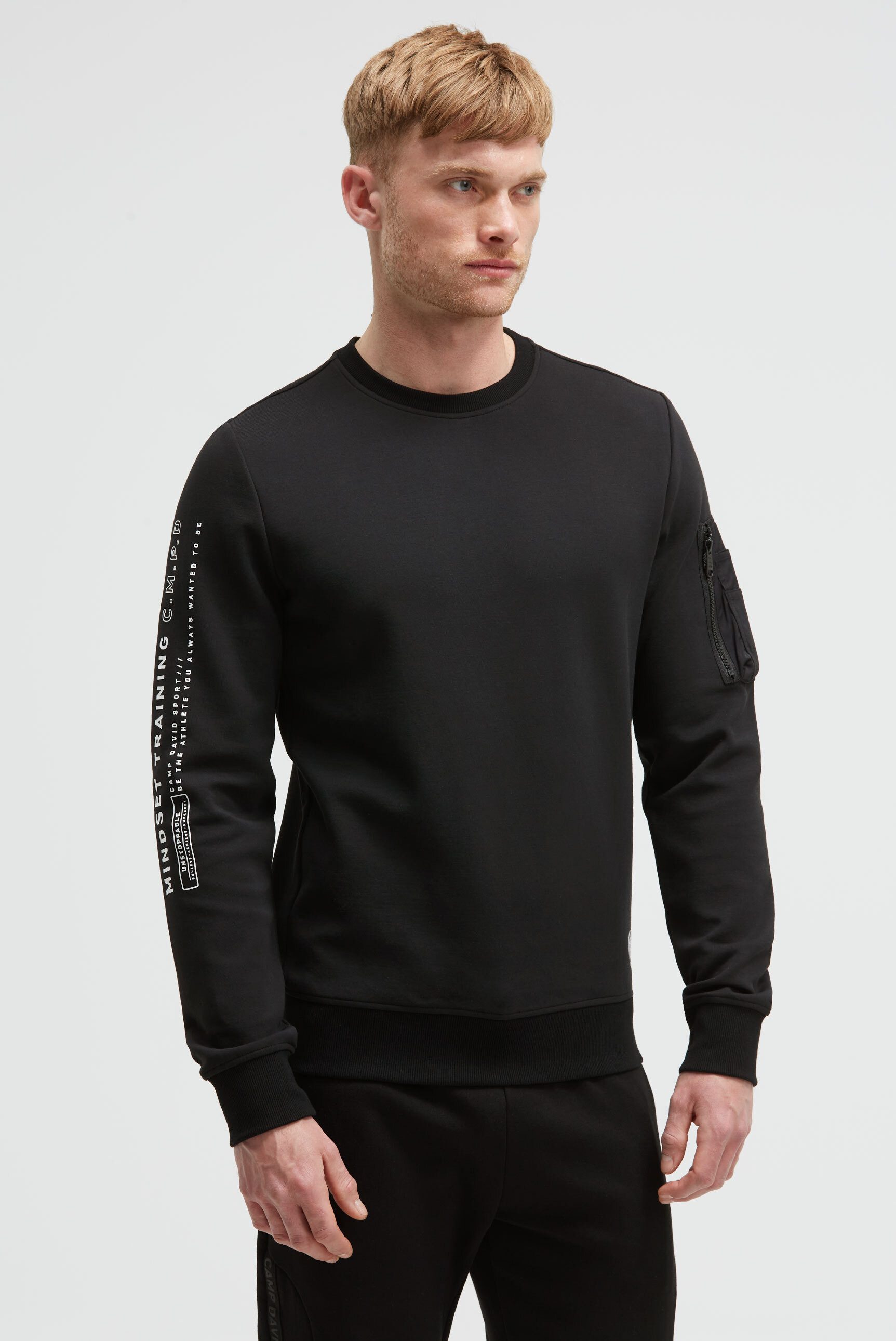 CAMP DAVID Sweater mit Baumwolle günstig online kaufen