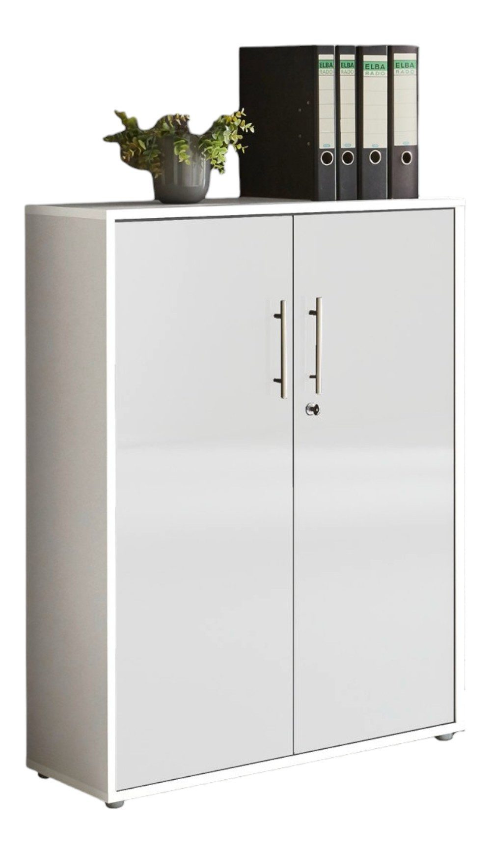 moebel-dich-auf Aktenschrank OFFICE EDITION (abschließbar, Metallgriffe, 3 günstig online kaufen