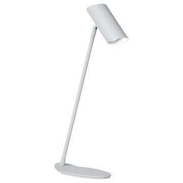 click-licht Tischleuchte Schreibtischleuchte Hester, GU10, Höhe 530mm, weiß, keine Angabe, Leuchtmittel enthalten: Nein, warmweiss, Tischleuchte, Nachttischlampe, Tischlampe