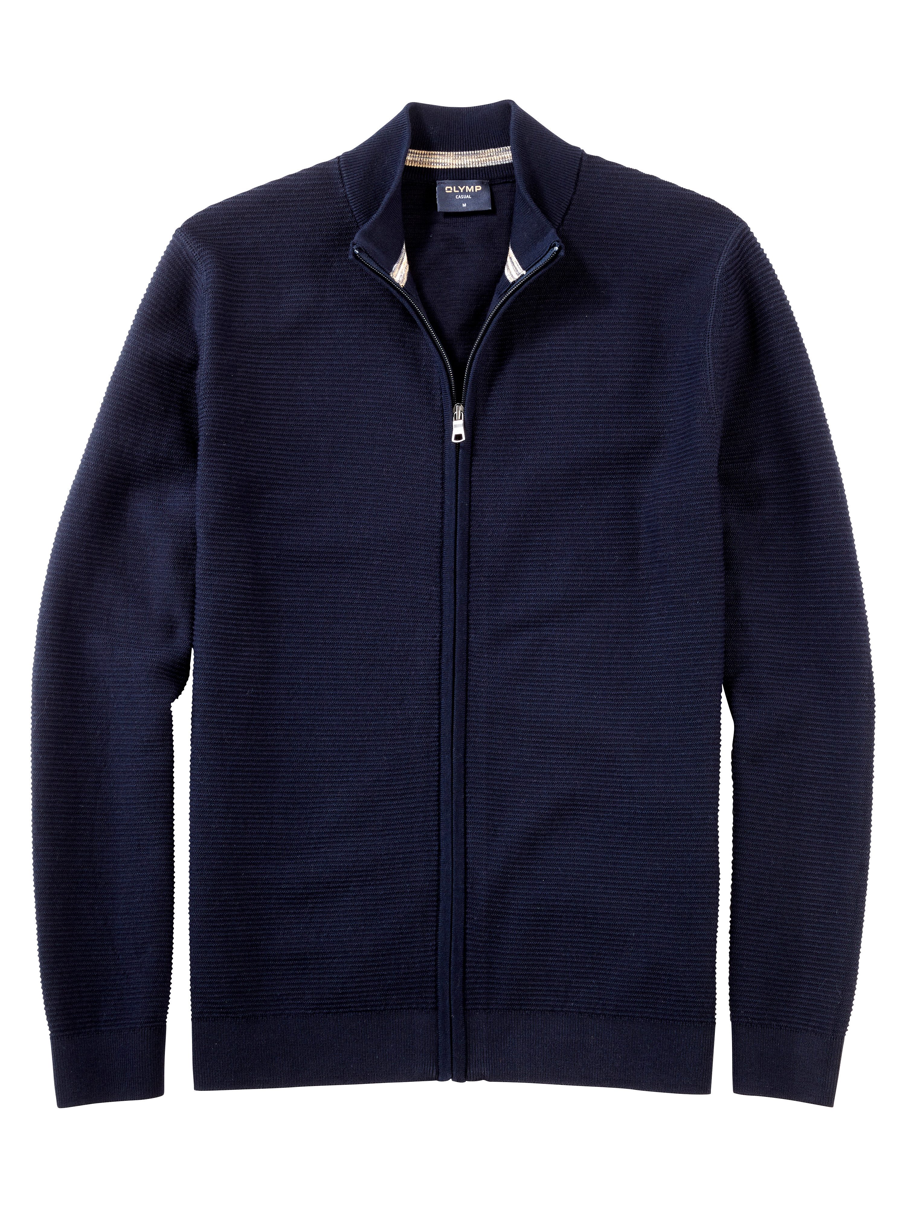 OLYMP Strickjacke Stehkragen, regular fit günstig online kaufen