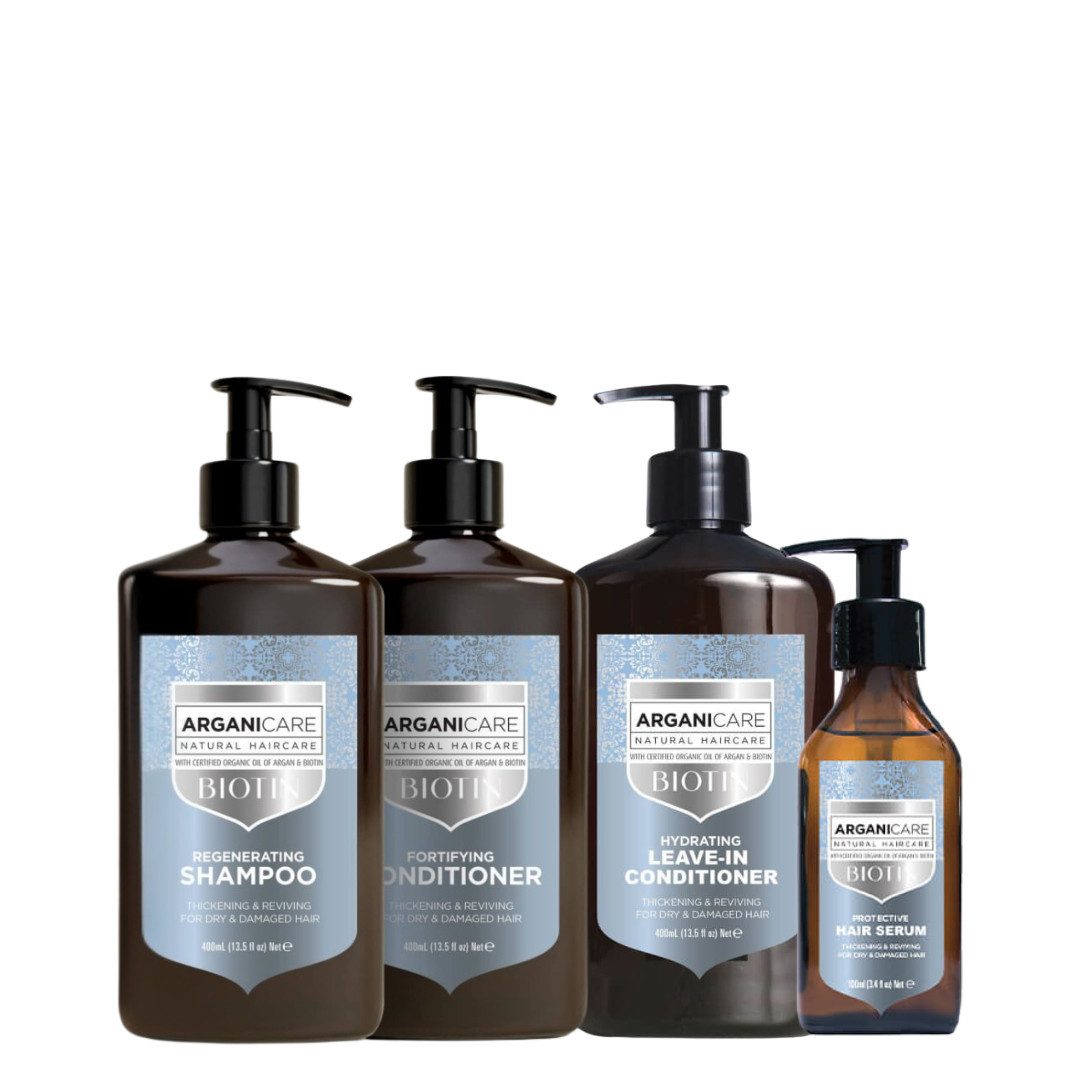 Arganicare Haarpflege-Set Biotin Care Set, 4-tlg.