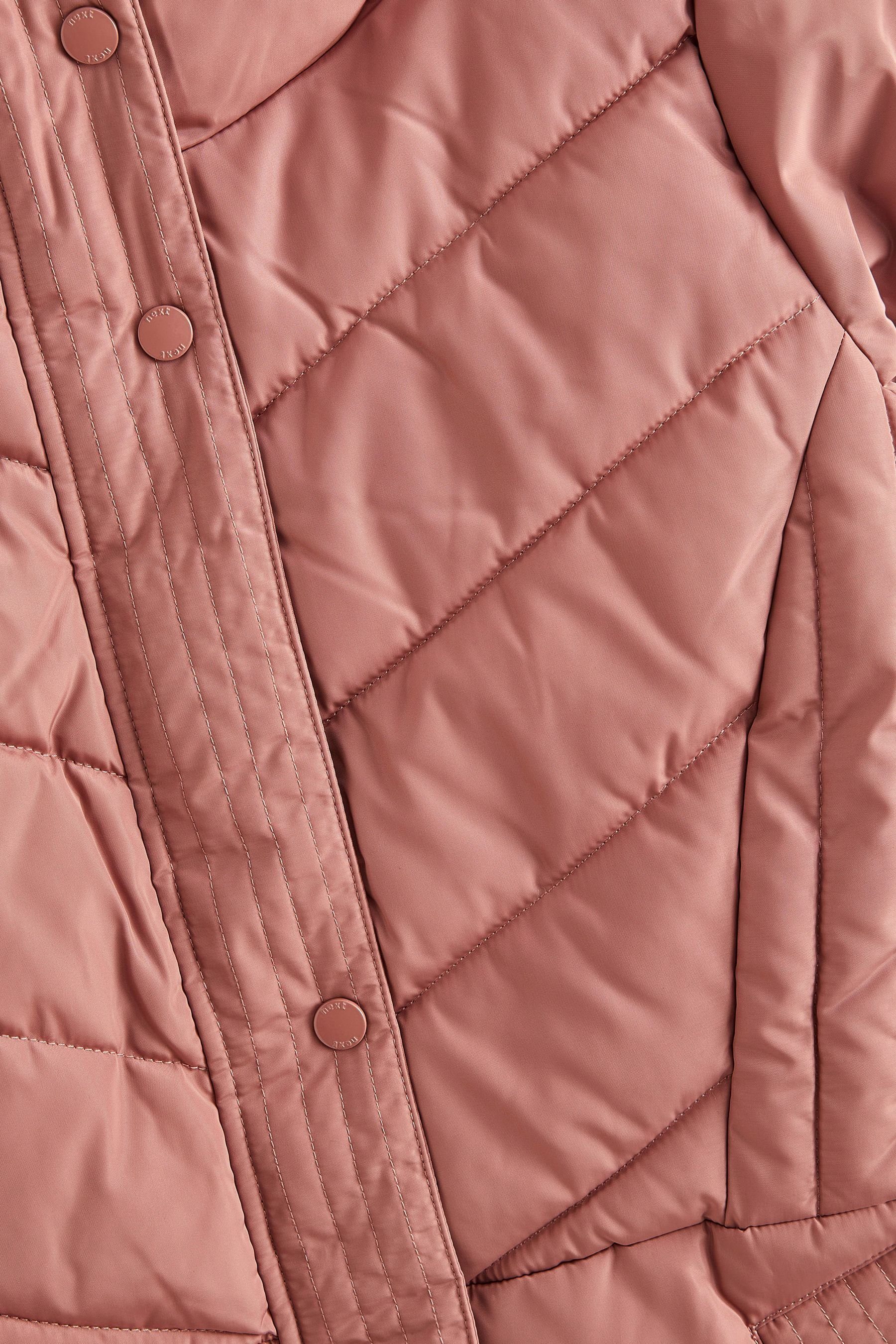 Next Steppmantel Wasserabweisender Kapuzenmantel Recyclingpolyester (1-tlg)