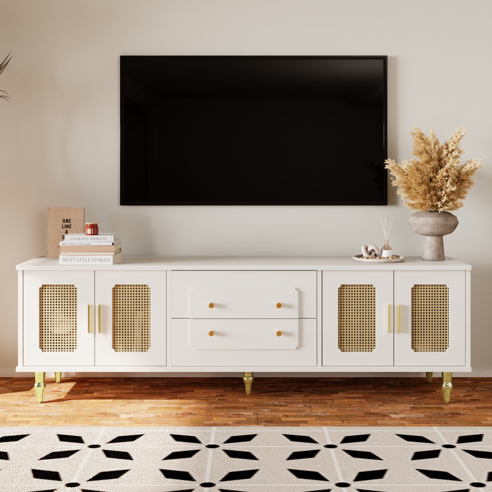 KLAM HOME Lowboard TV-Schrank, TV-Möbel im günstig online kaufen