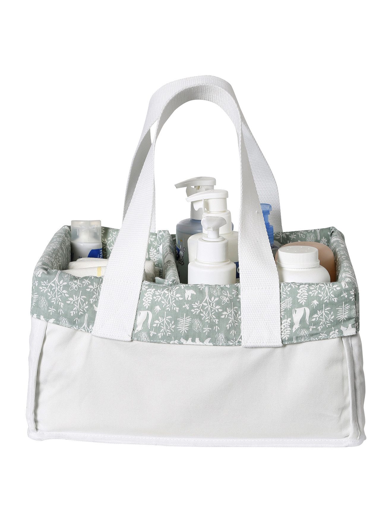 vertbaudet Wickeltisch Babyzimmer Aufbewahrungskorb mit 2 Fächern