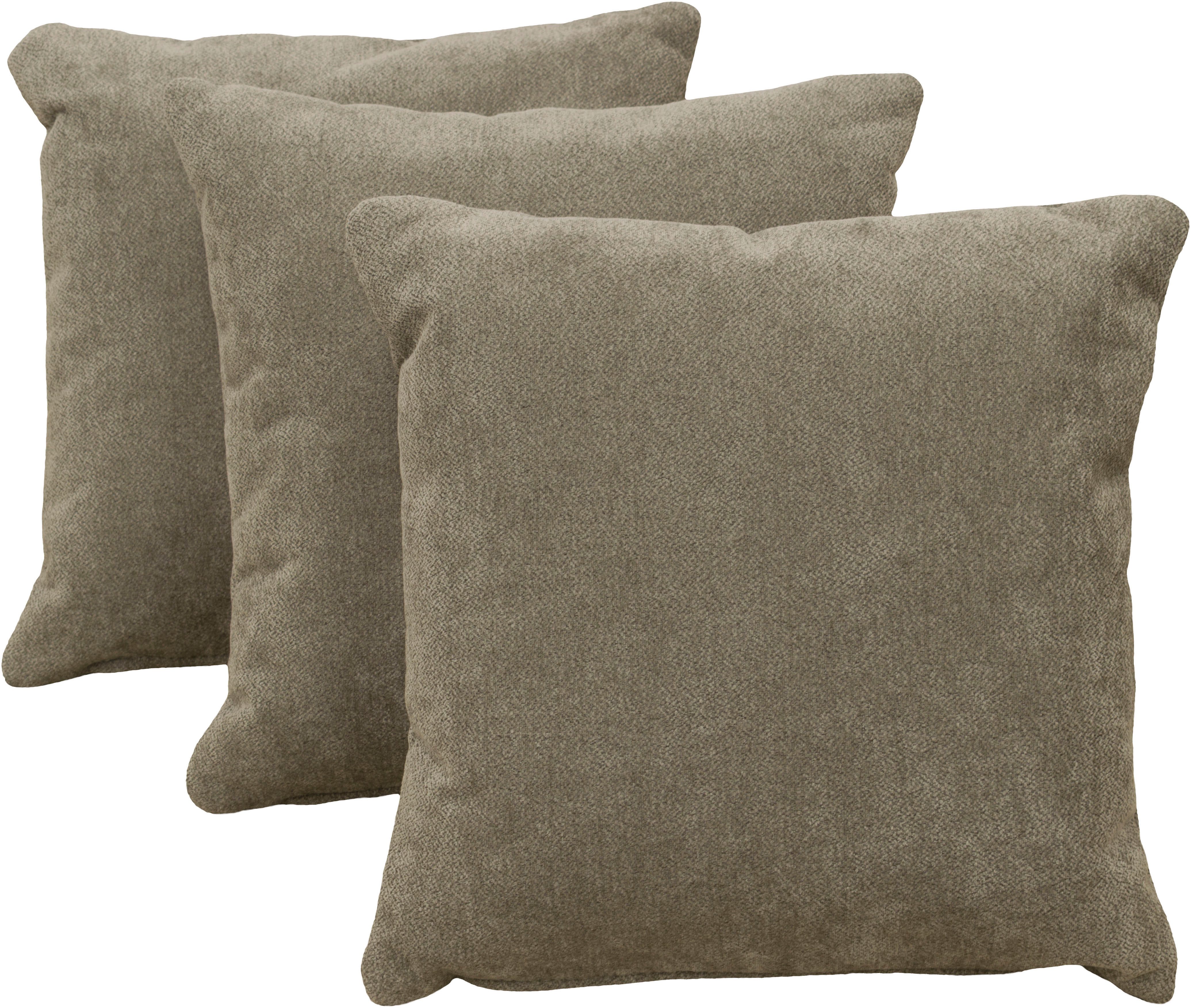 OTTO home Dekokissen Tornby, Dekokissen mit Füllung, Sofakissen 3er Set 40x40cm