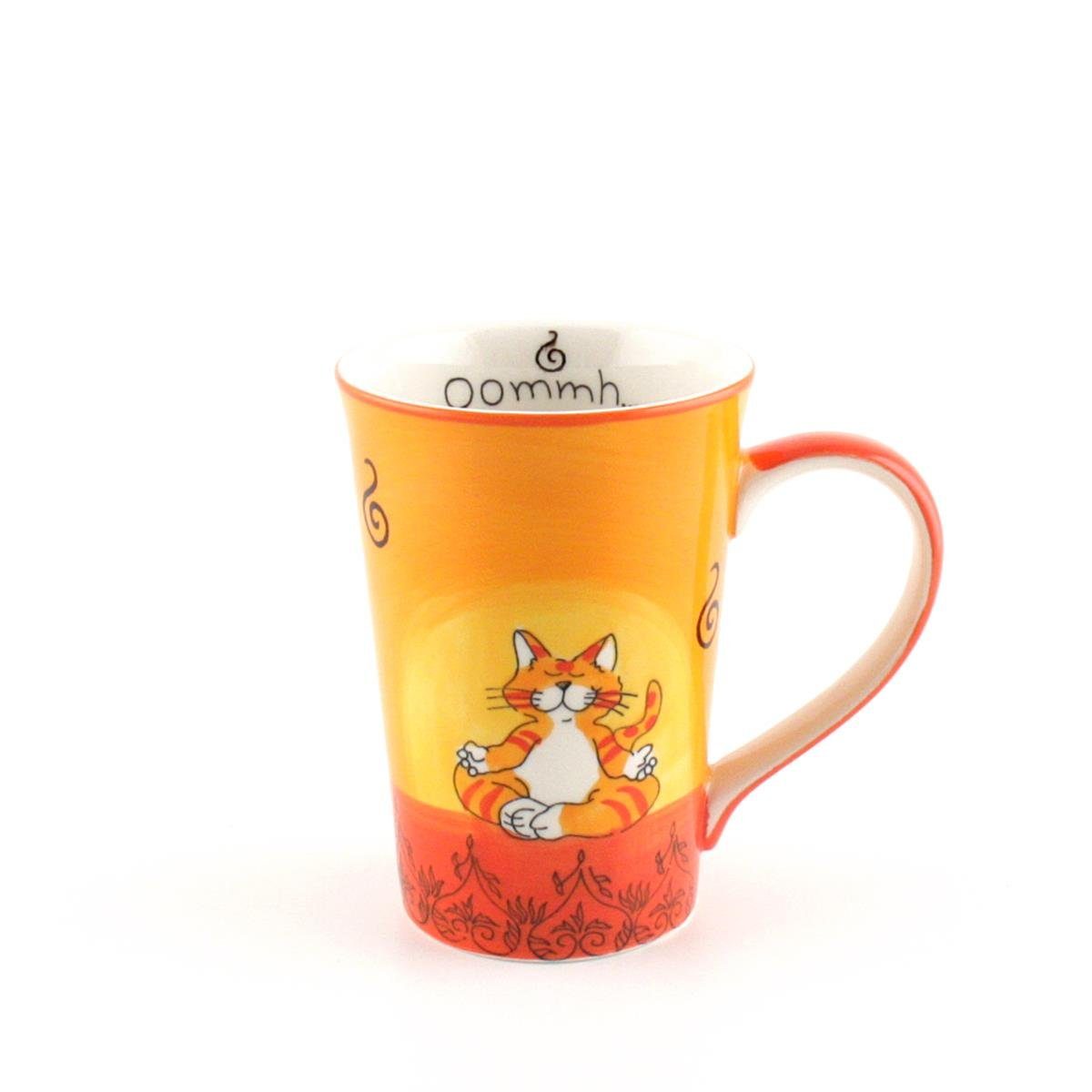 Mila Becher Mila Keramik-Teebecher Oommh Katze, Keramik