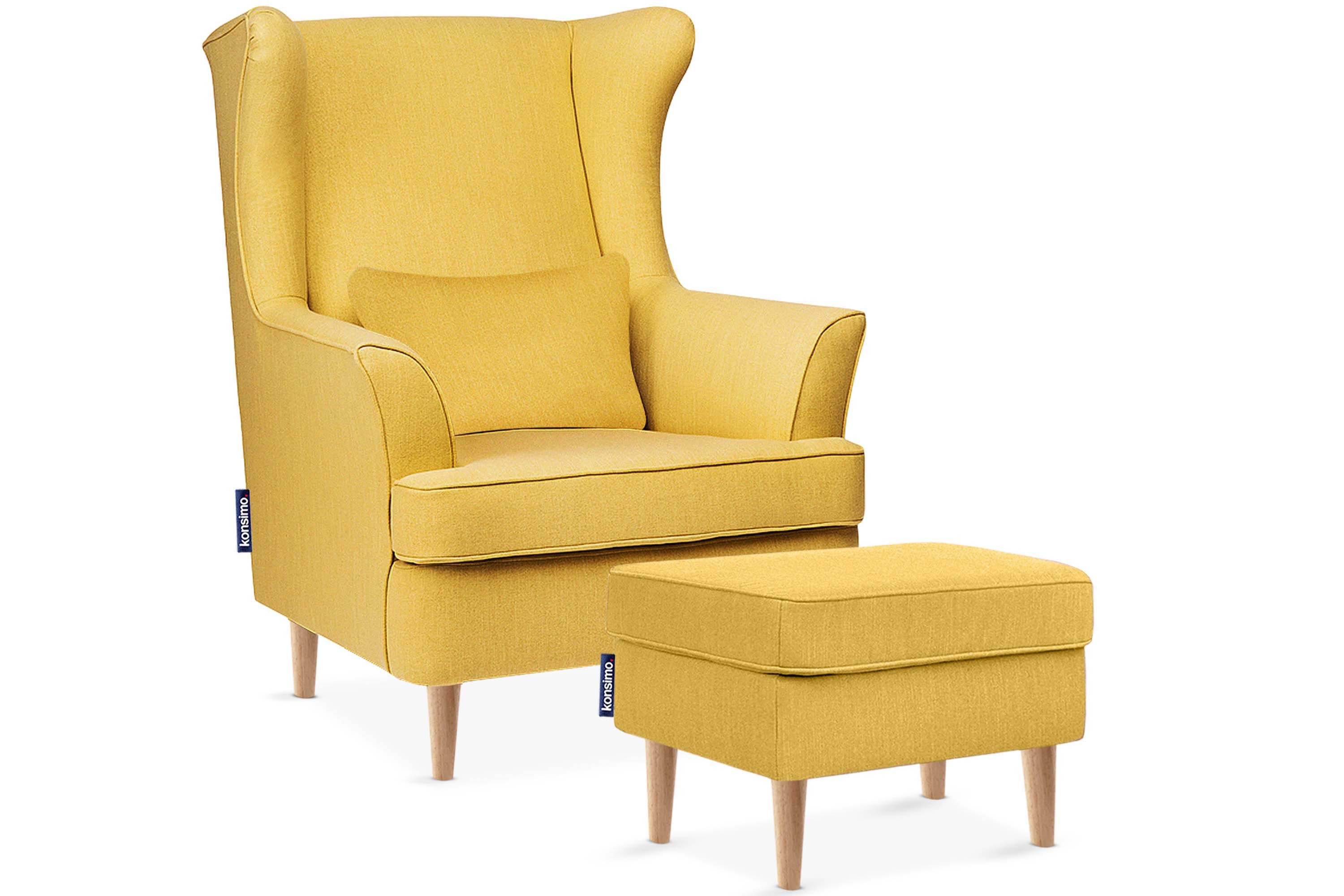 KONSIMO® Ohrensessel STRALIS Sessel, zeitloses Design günstig online kaufen