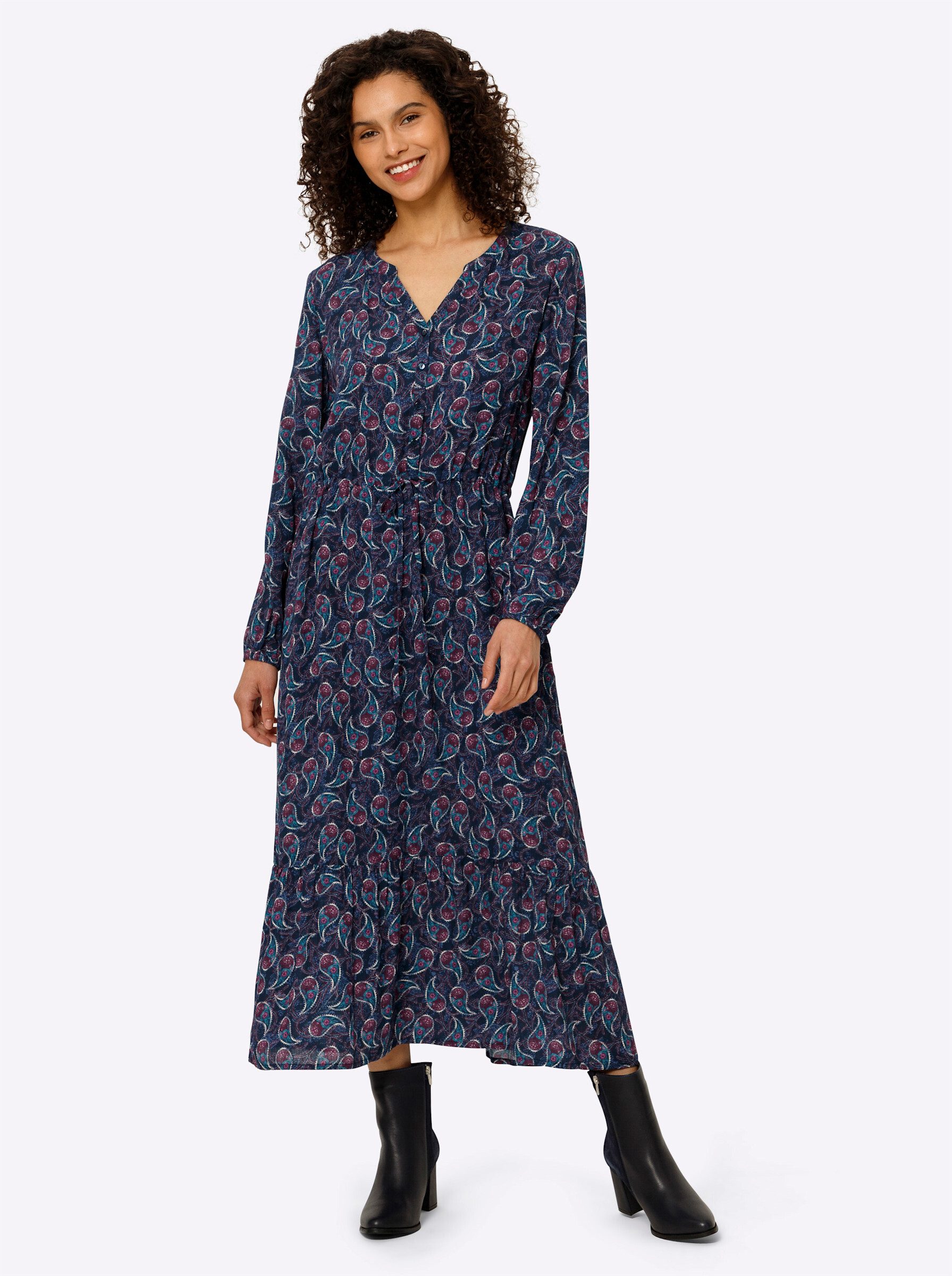 Etuikleid Druck-Kleid