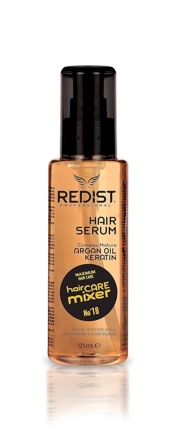 Redist Anti-Frizz zur Argan Cosmetics 125ml Haarserum Serum KIRMIZIGÜL Haar Keratin Behandlung