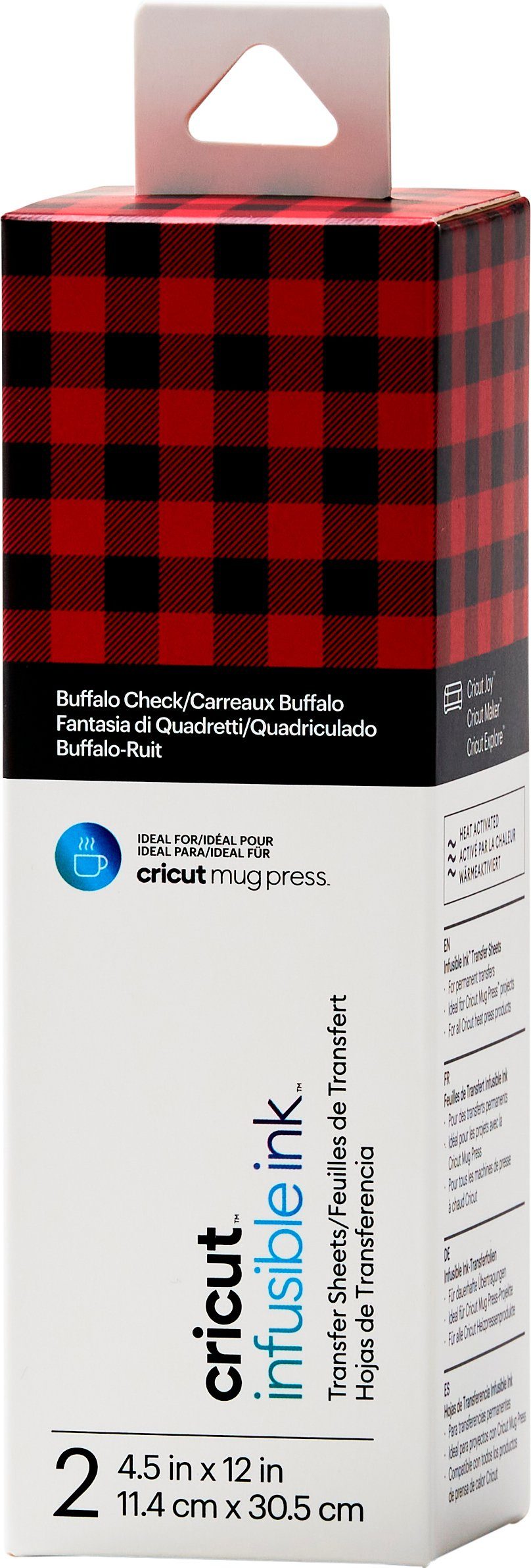 Cricut Dekorationsfolie Transferbogen Infusible Ink, 30,5 cm 11,4 cm 2 Stück