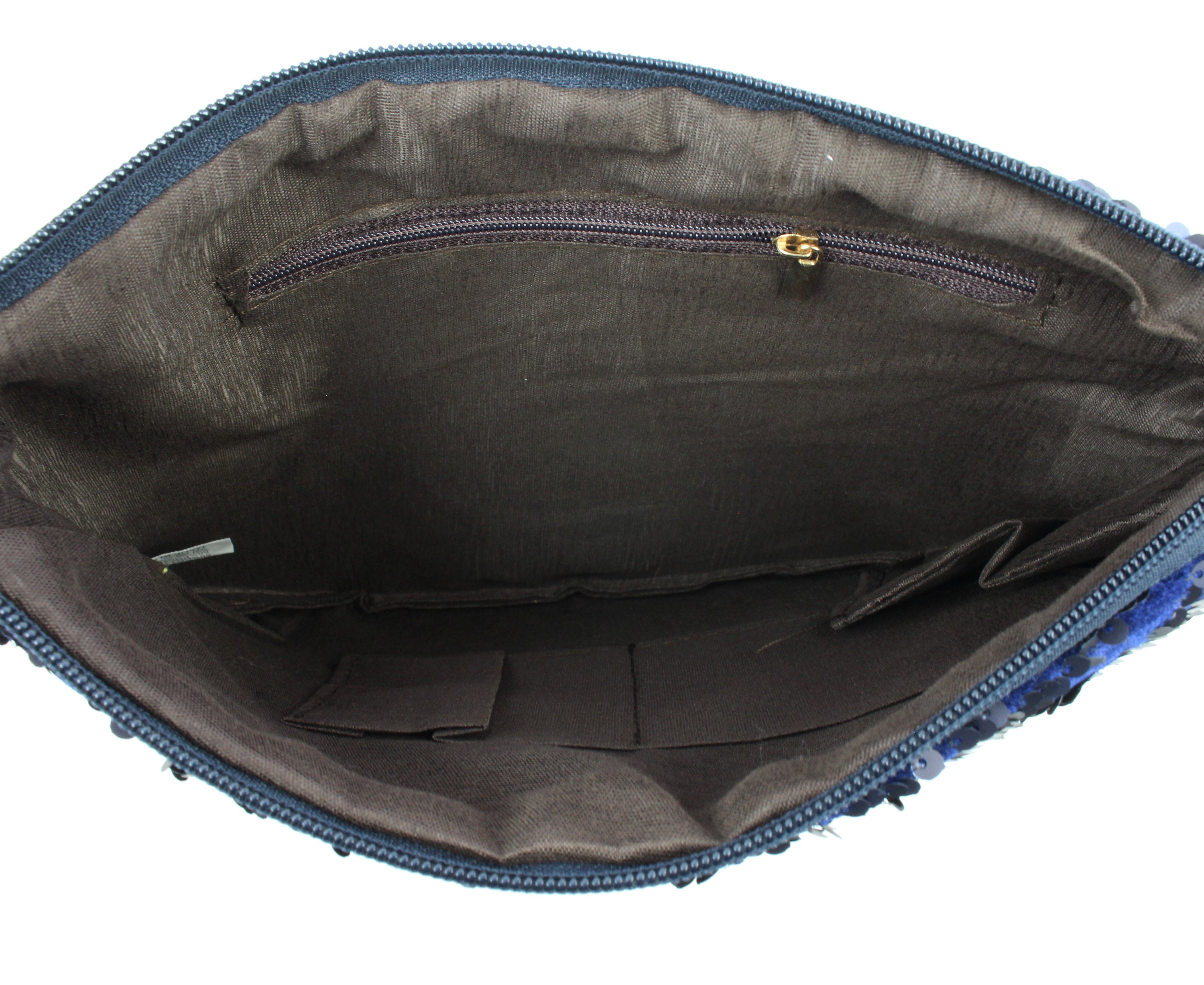 ZEBRO Clutch Pailletten-Clutch