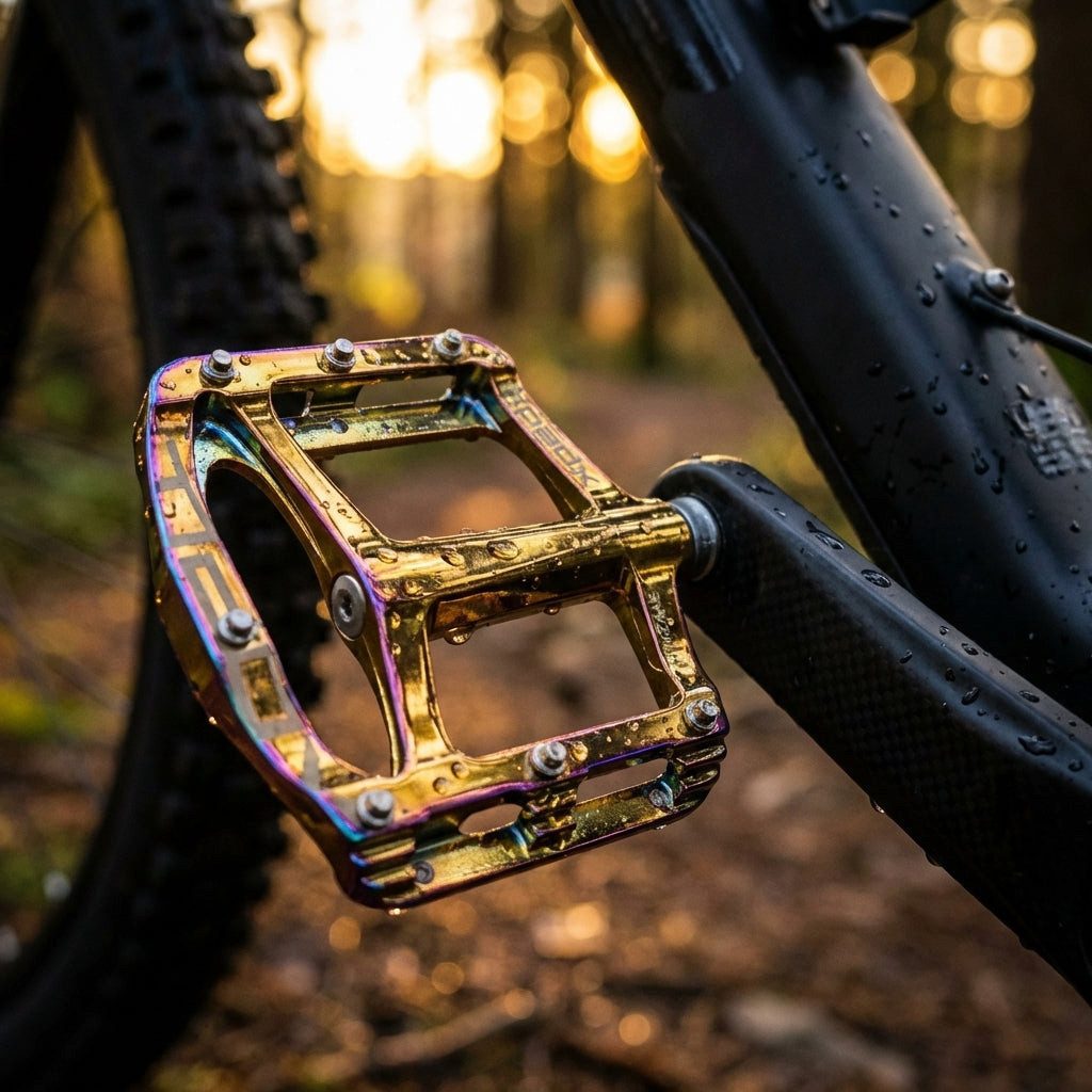 Xpedo Plattformpedale Xpedo Pedal SPRY+ goldslick 9/16 Zoll XMX24AC