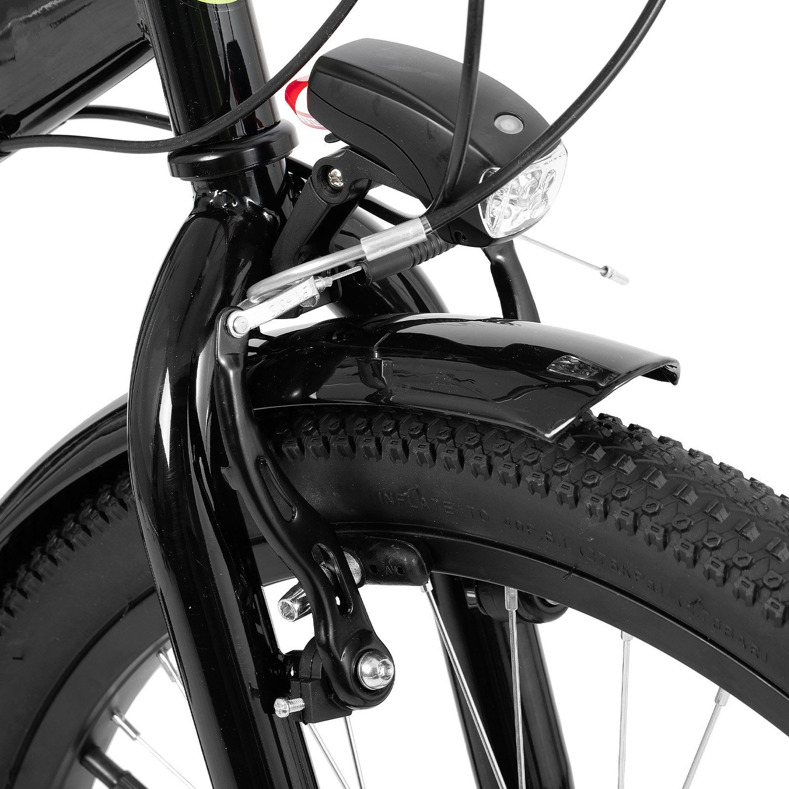 HILAND Kinderfahrrad Sentry+ 20 24 Zoll Mountainbike, MTB für Kinder Jungen Mädchen, mit 6 Gang Schaltung, Gepäckträger, Kotflügel, Fahrradklingel,V Bremse