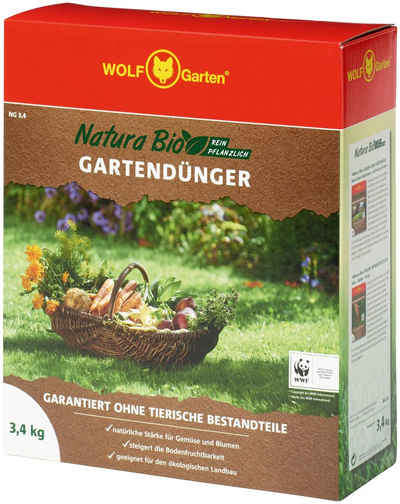 WOLF-Garten Universaldünger »NG 3,4 NATURA BIO«, Granulat, Gartendünger, 3,4 kg