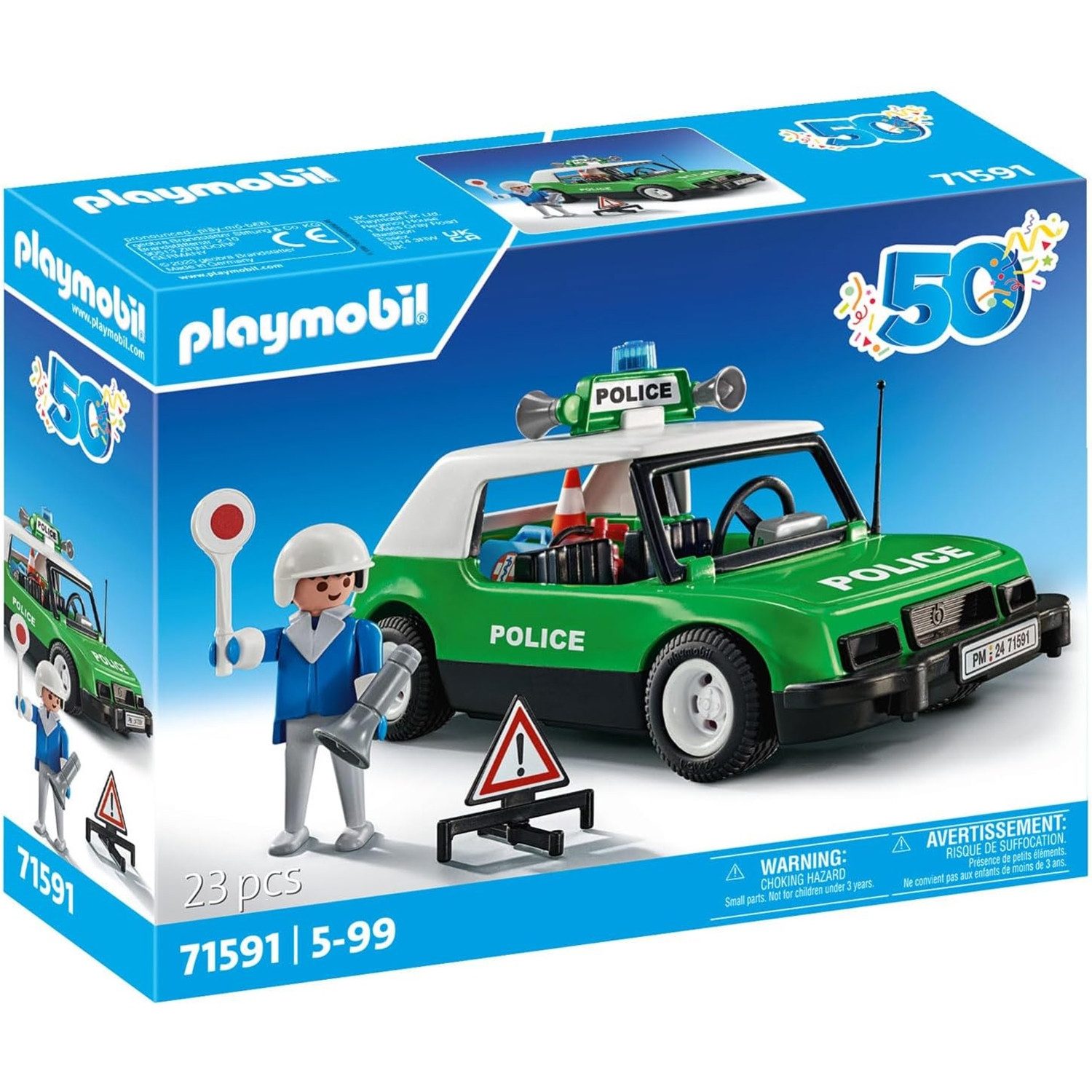 Playmobil® 71591 Classic Polizeiauto Konstruktions-Spielset günstig online kaufen