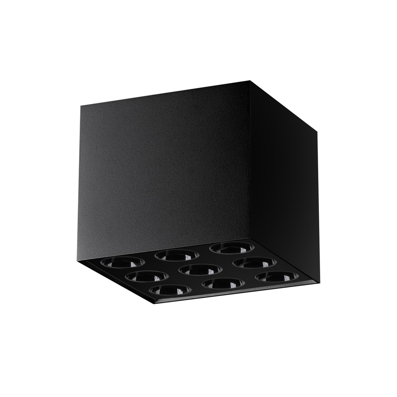 Licht-Erlebnisse Deckenleuchte ELUNO, LED fest integriert, Neutralweiß, LED 9.5 cm breit quadratisch 4000 K 1859 lm Modern