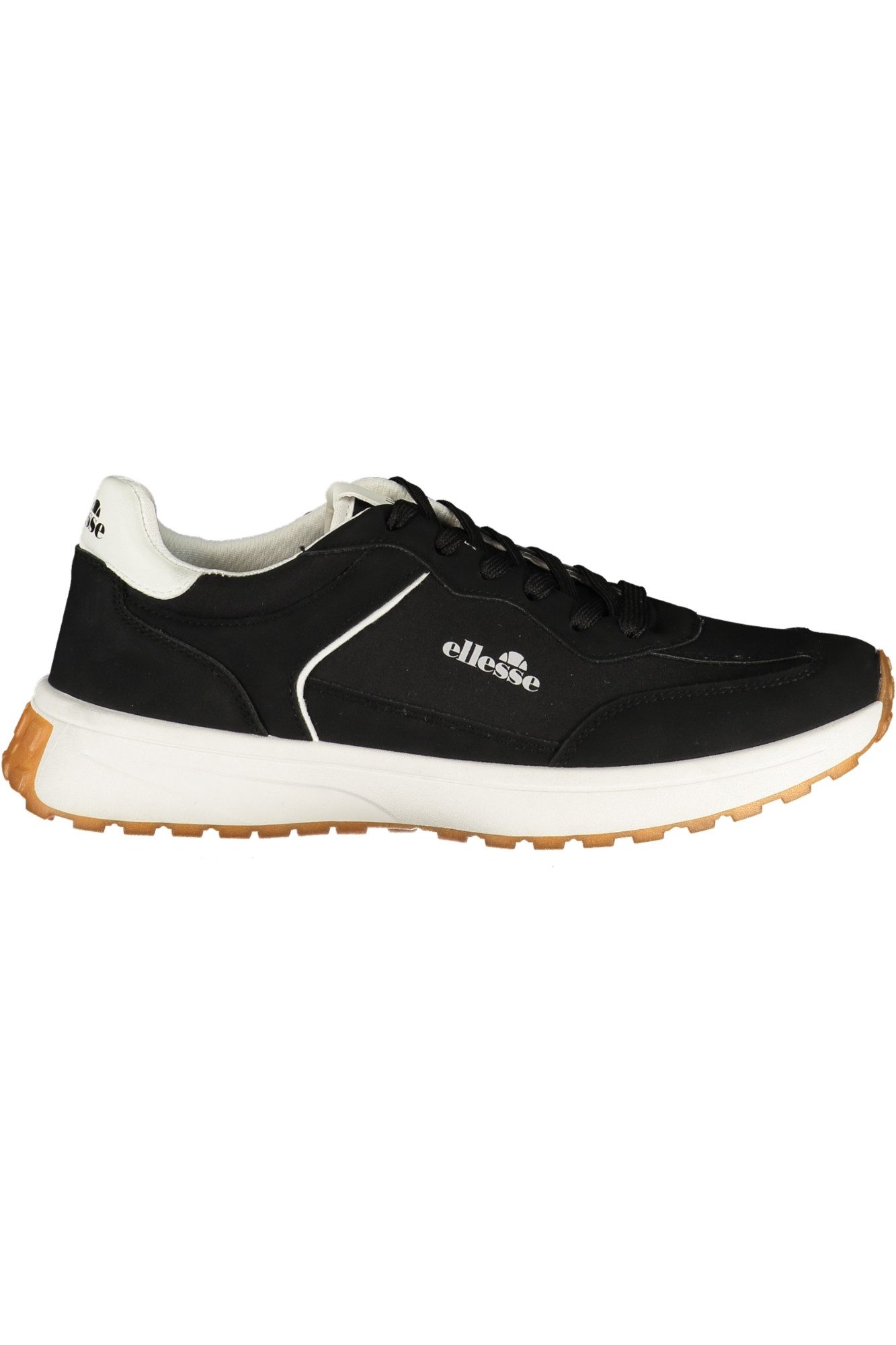 Ellesse Sneaker Stylische schwarze Herrensportschuhe mit grauen