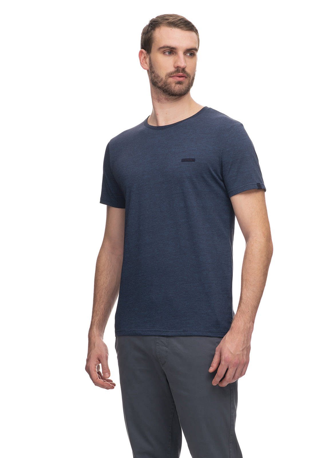 Ragwear T-Shirt M Kurzarm-Shirt Herren Nedie Navy Ragwear