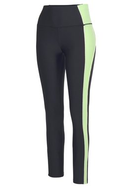 LASCANA ACTIVE Leggings -Sporthose mit farblich abgesetztem Seitenstreifen