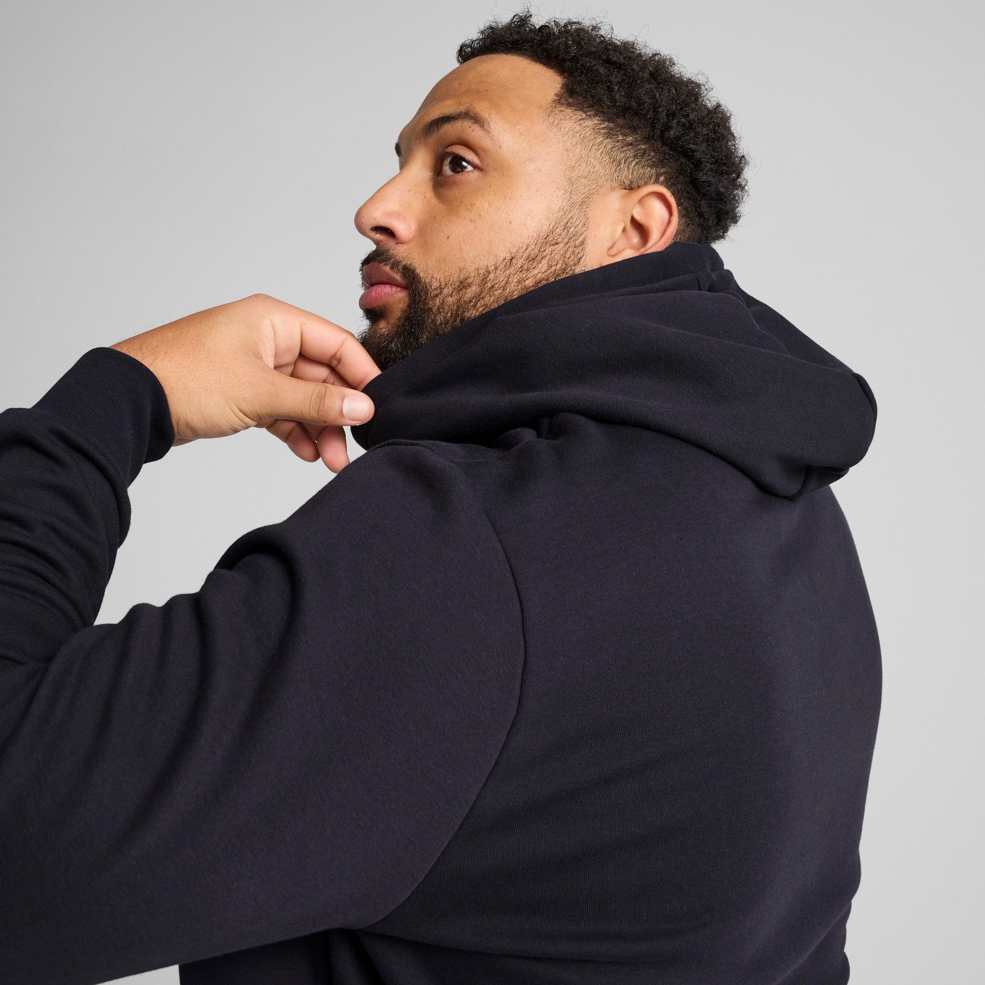 PUMA Kapuzensweatshirt ESS NO. 1 LOGO HOODIE FL reguläre Passform, mit verstellbarer Kapuze, mit Kängurutasche